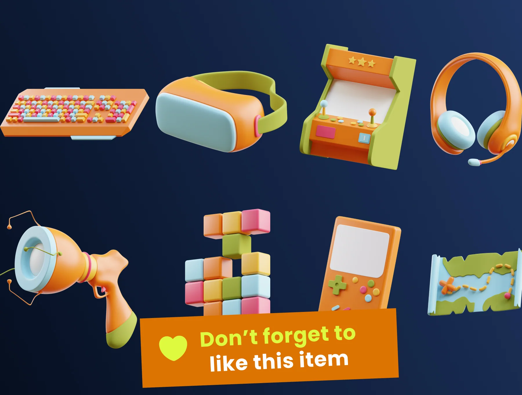 Gaming 3D Icon Pack 8