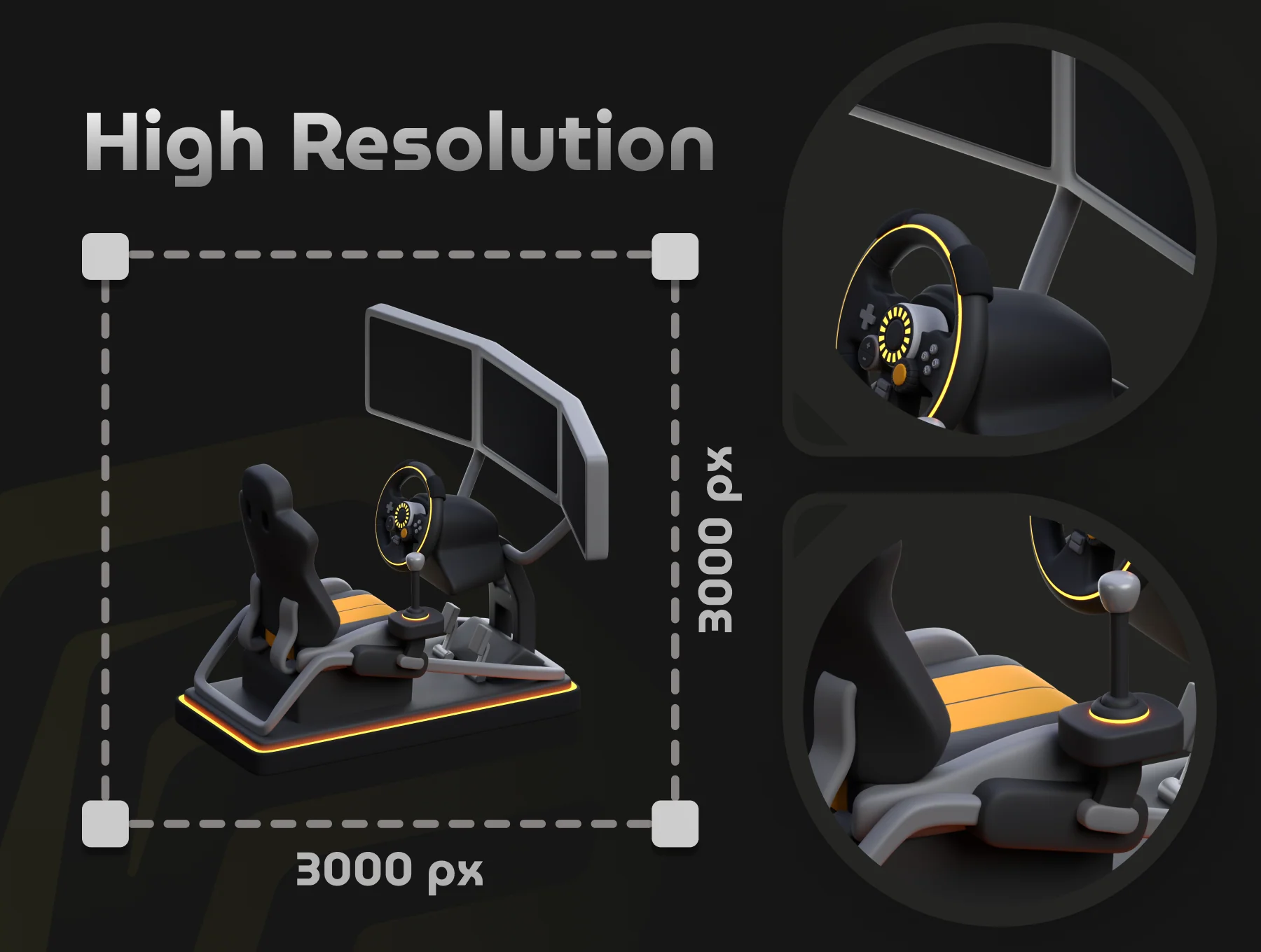 Gaming and Device 3D Icon Set 4