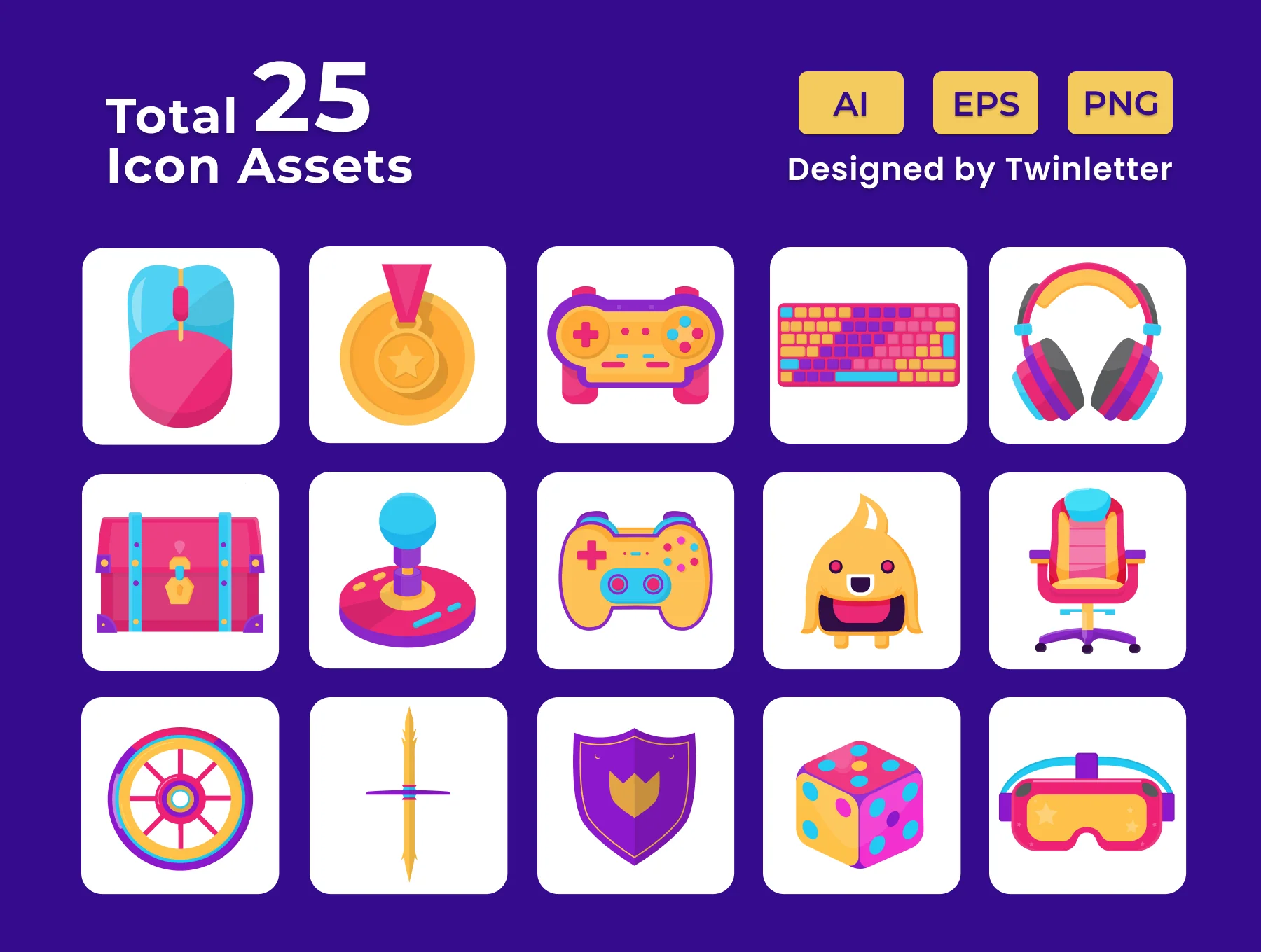 Gaming Asset 2D Icon Illustration Set Vol 1 5