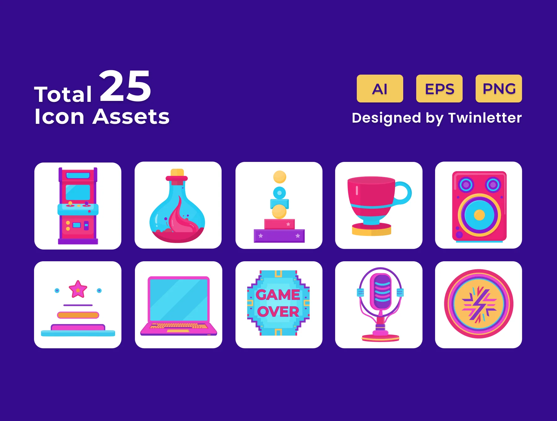 Gaming Asset 2D Icon Illustration Set Vol 1 6