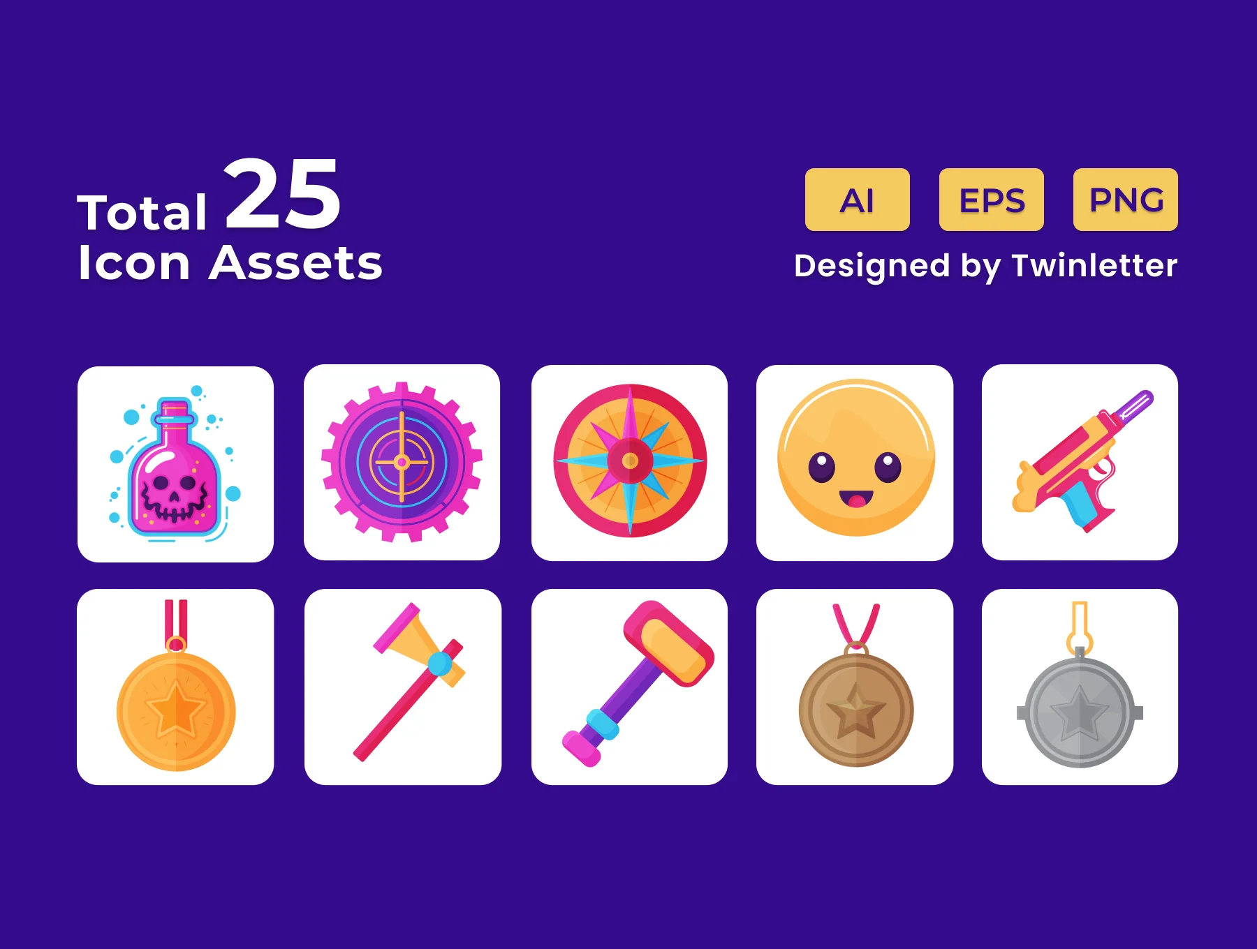 Gaming Asset 2D Icon Illustration Set Vol 2 6