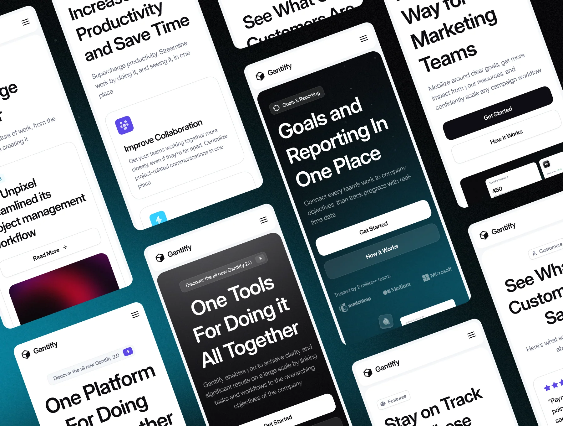 Ganttify - Productivity - Web Templates UI Kit 5