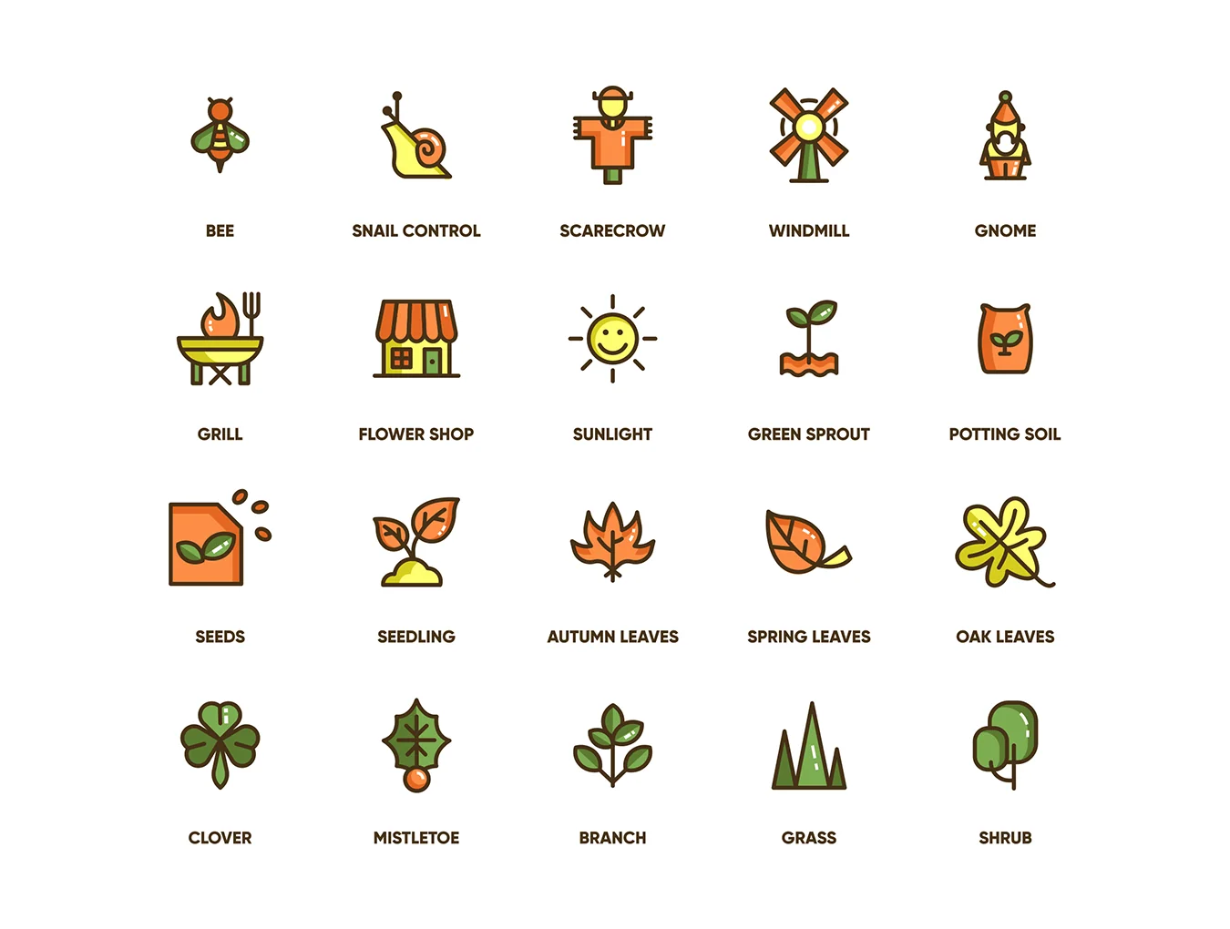 113 Gardening Icons | Eco Series 4