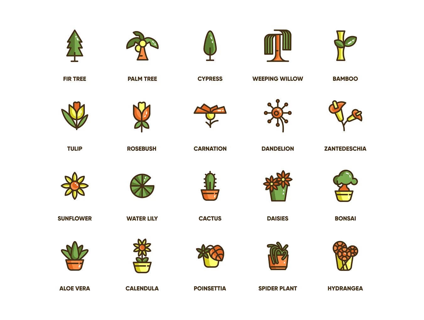 113 Gardening Icons | Eco Series 5