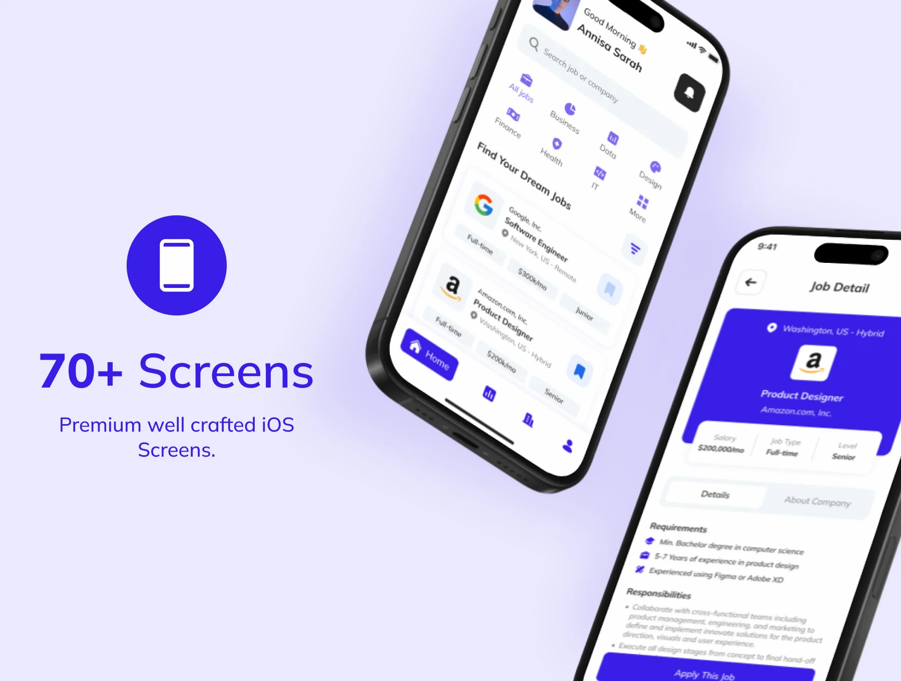Gareer - Job Finder App UI Kit 2