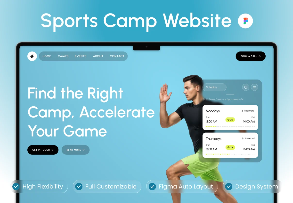Garry - Sports Camp Website Template