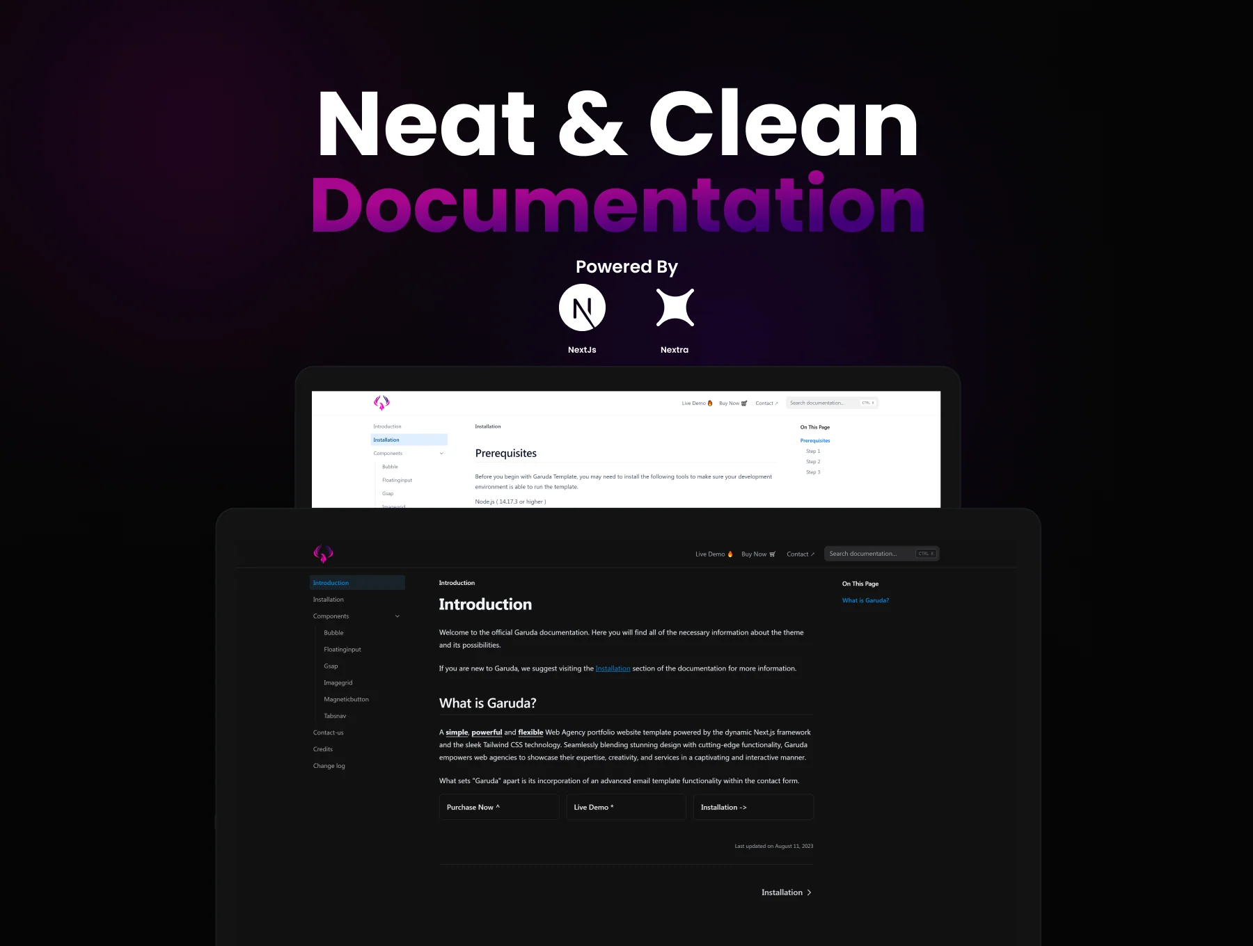 Garuda - NextJs Web Agency Template 5