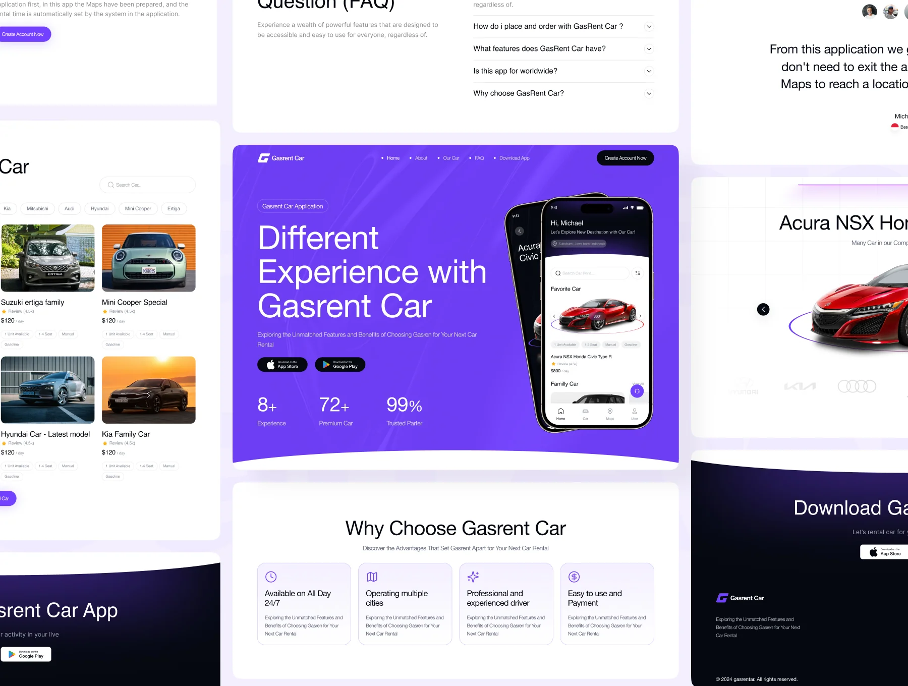 Gasrent Car Website - Car Rental Website 3