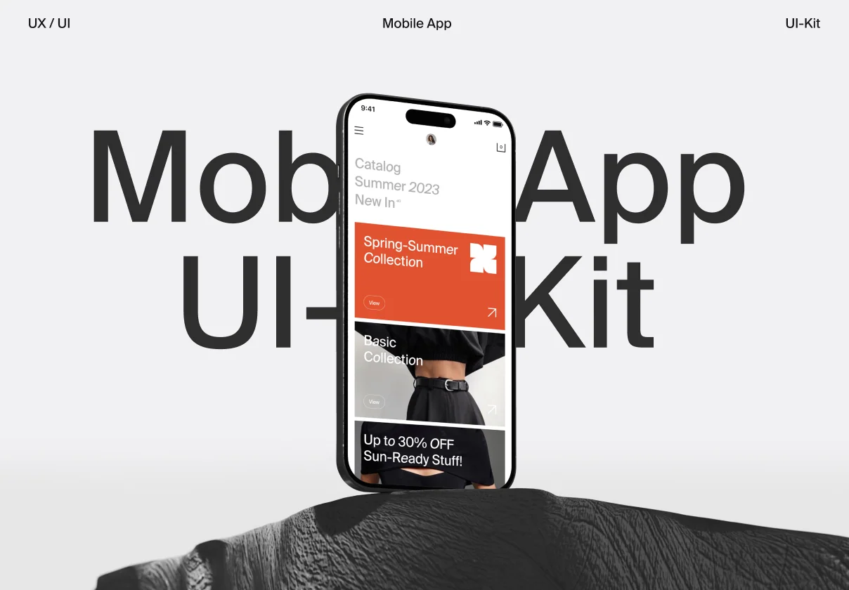 Gate. Mobile App UI-Kit E-Commerce