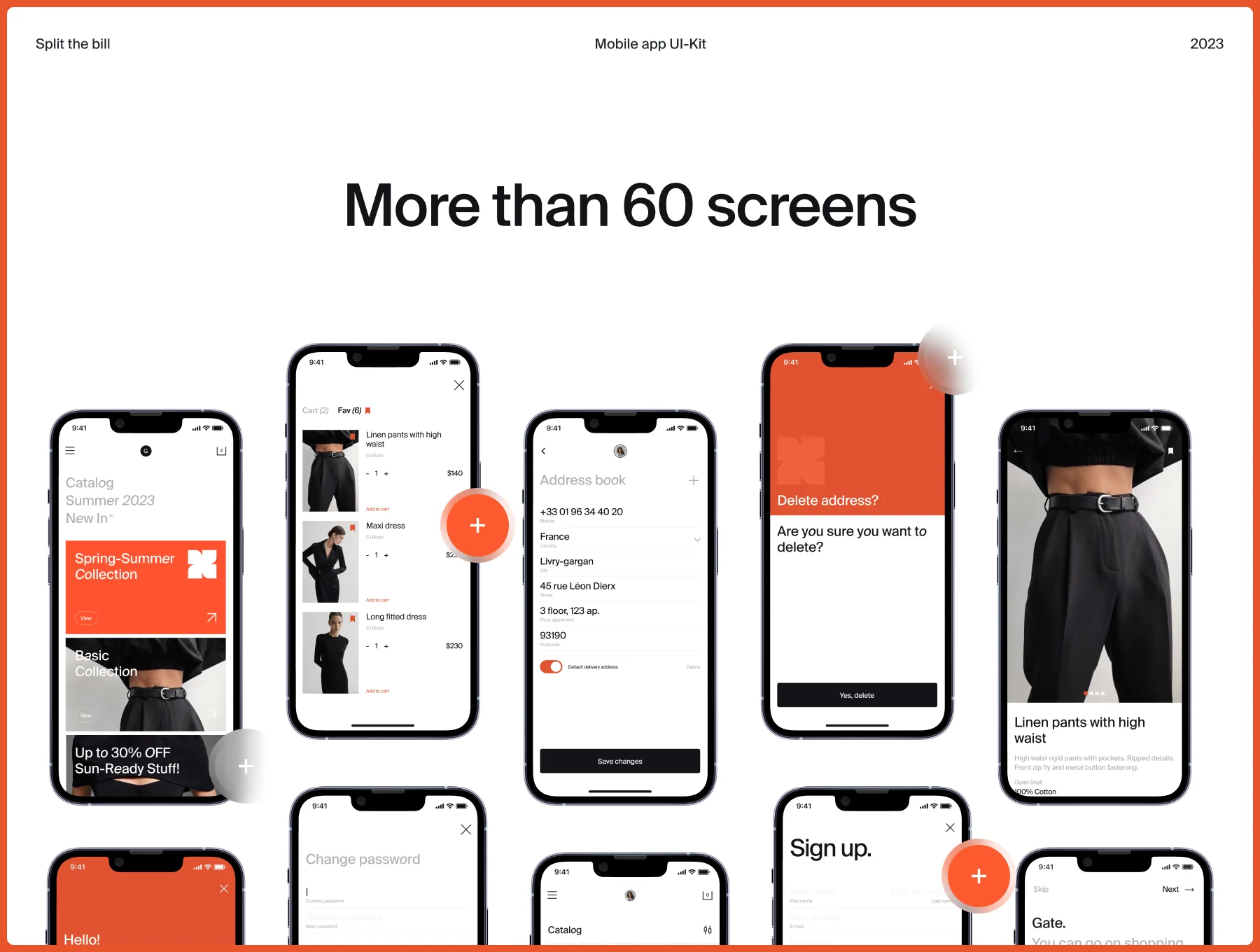 Gate. Mobile App UI-Kit E-Commerce 3