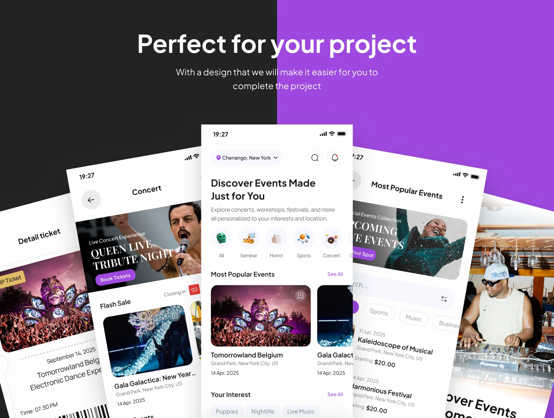 Gathera  - Event Booking App Ui Kits 4