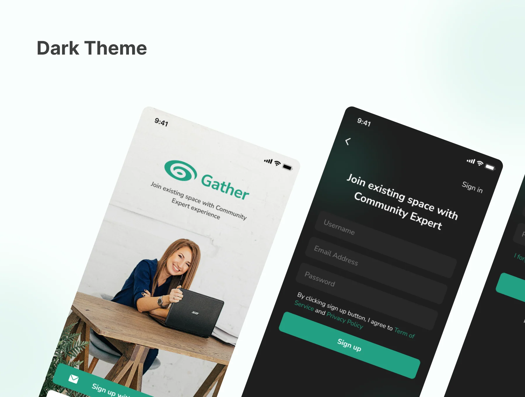 Gatherspace - community app ui kit 3