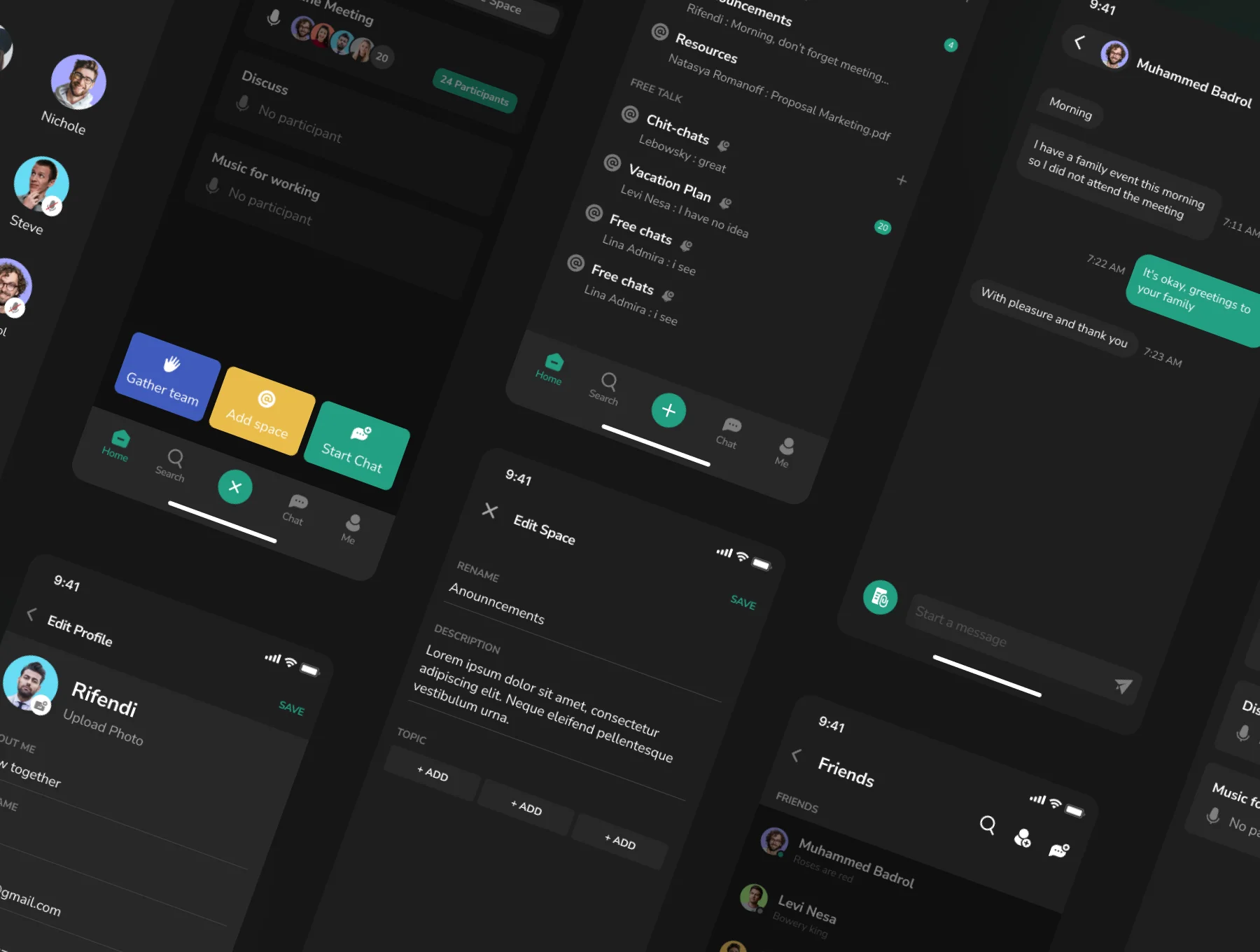 Gatherspace - community app ui kit 5