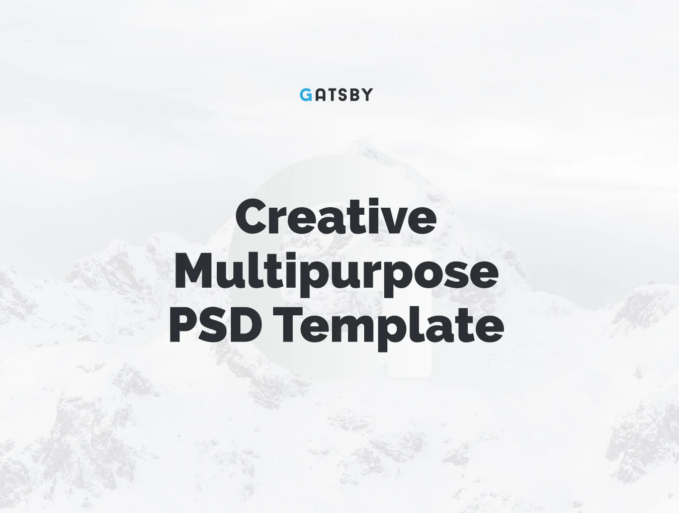 Gatsby PSD Template