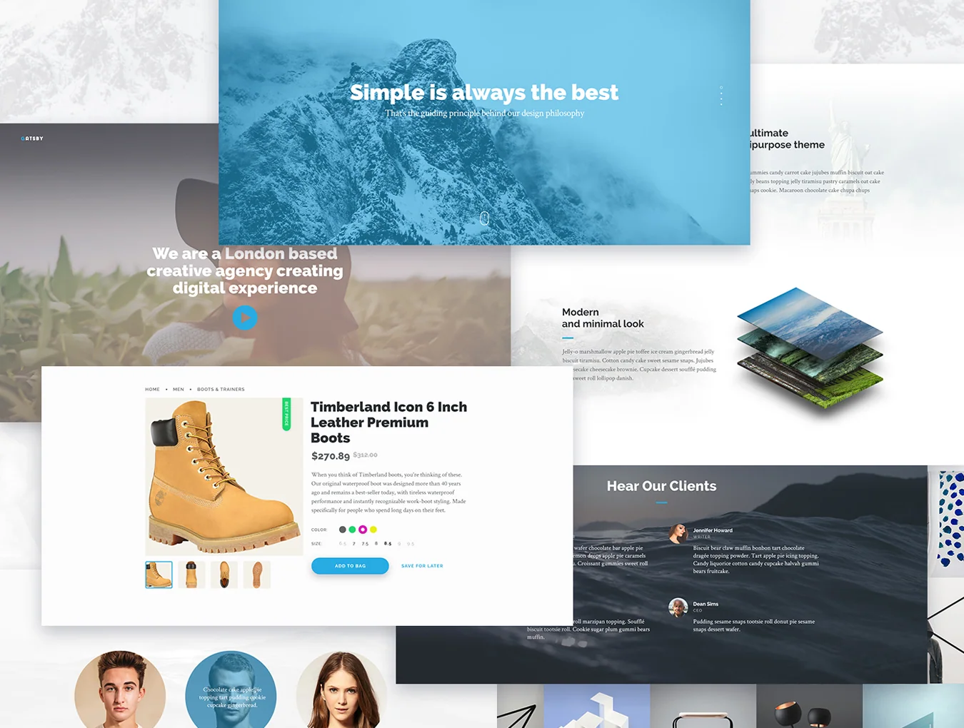 Gatsby PSD Template 2