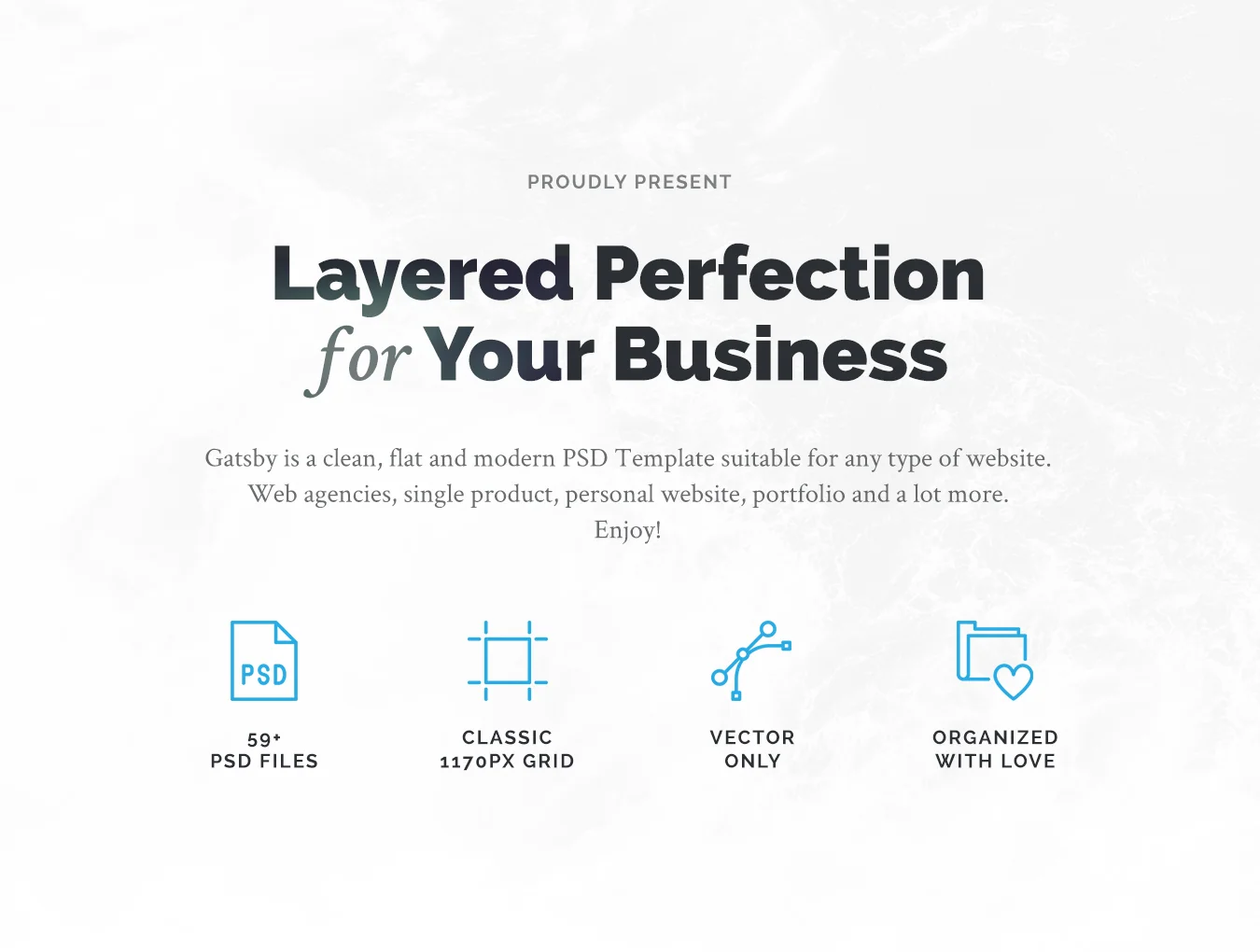 Gatsby PSD Template 3