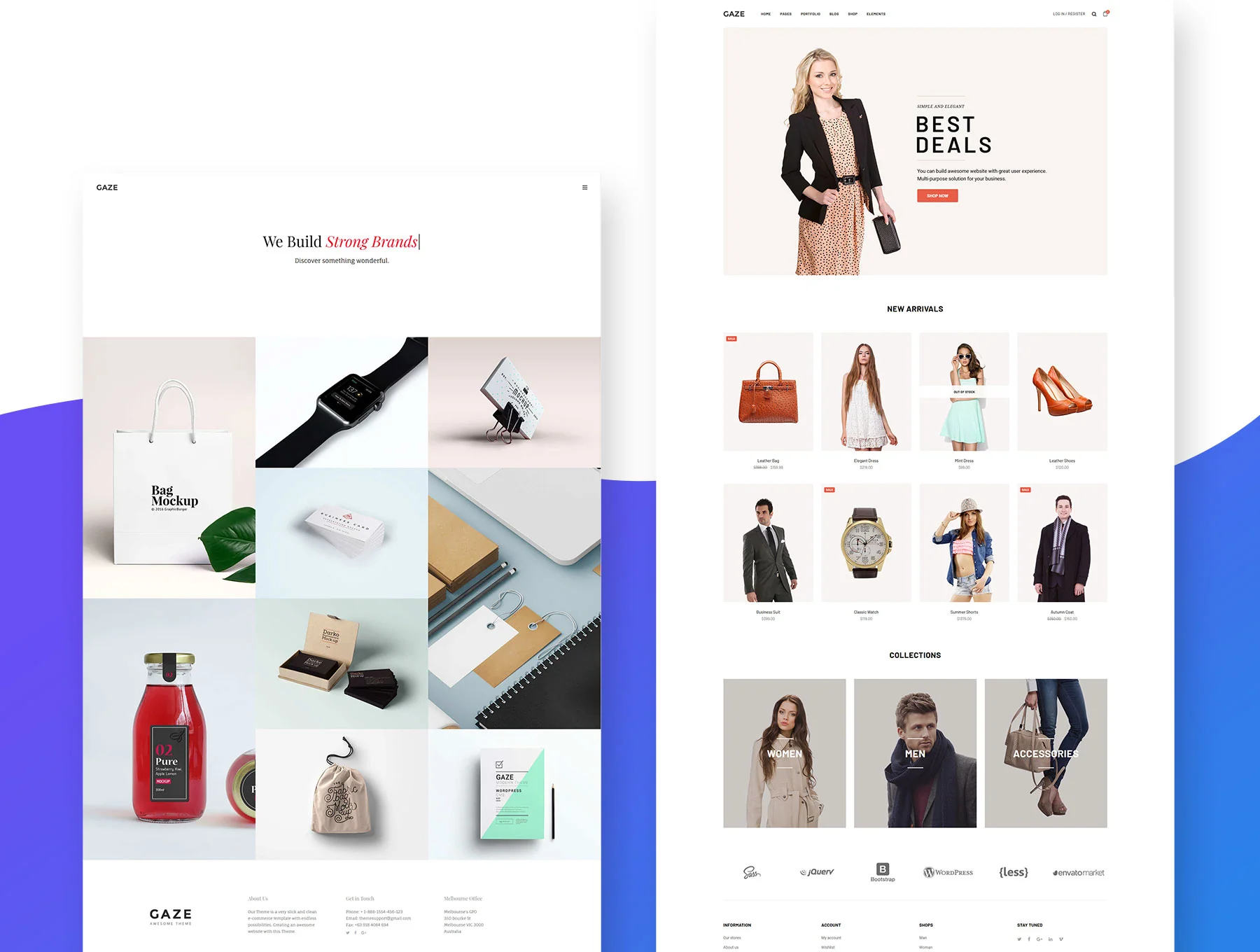 Gaze - Multi Concept HTML Template 4