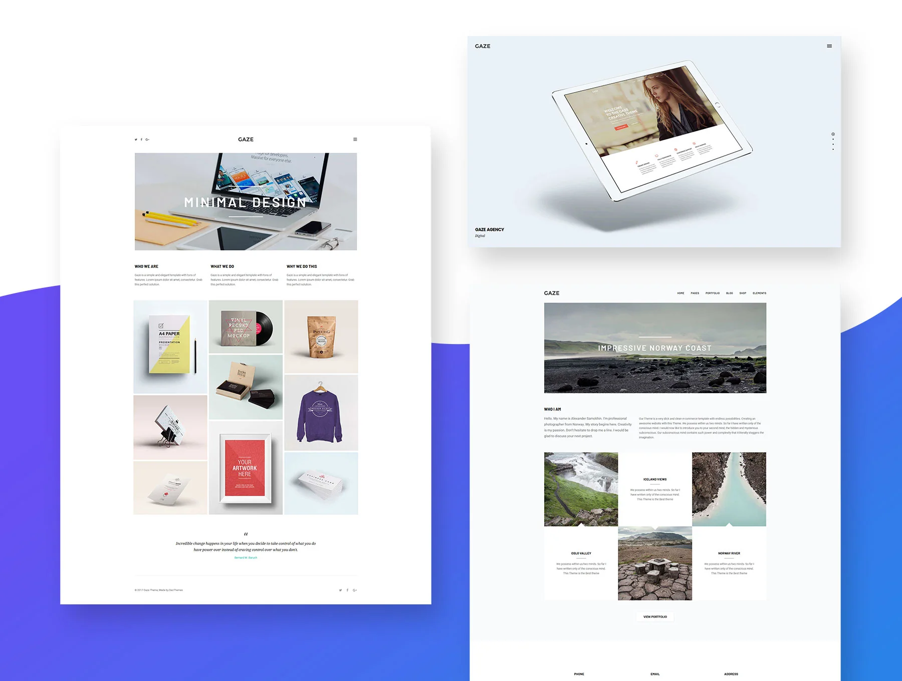 Gaze - Multi Concept HTML Template 6