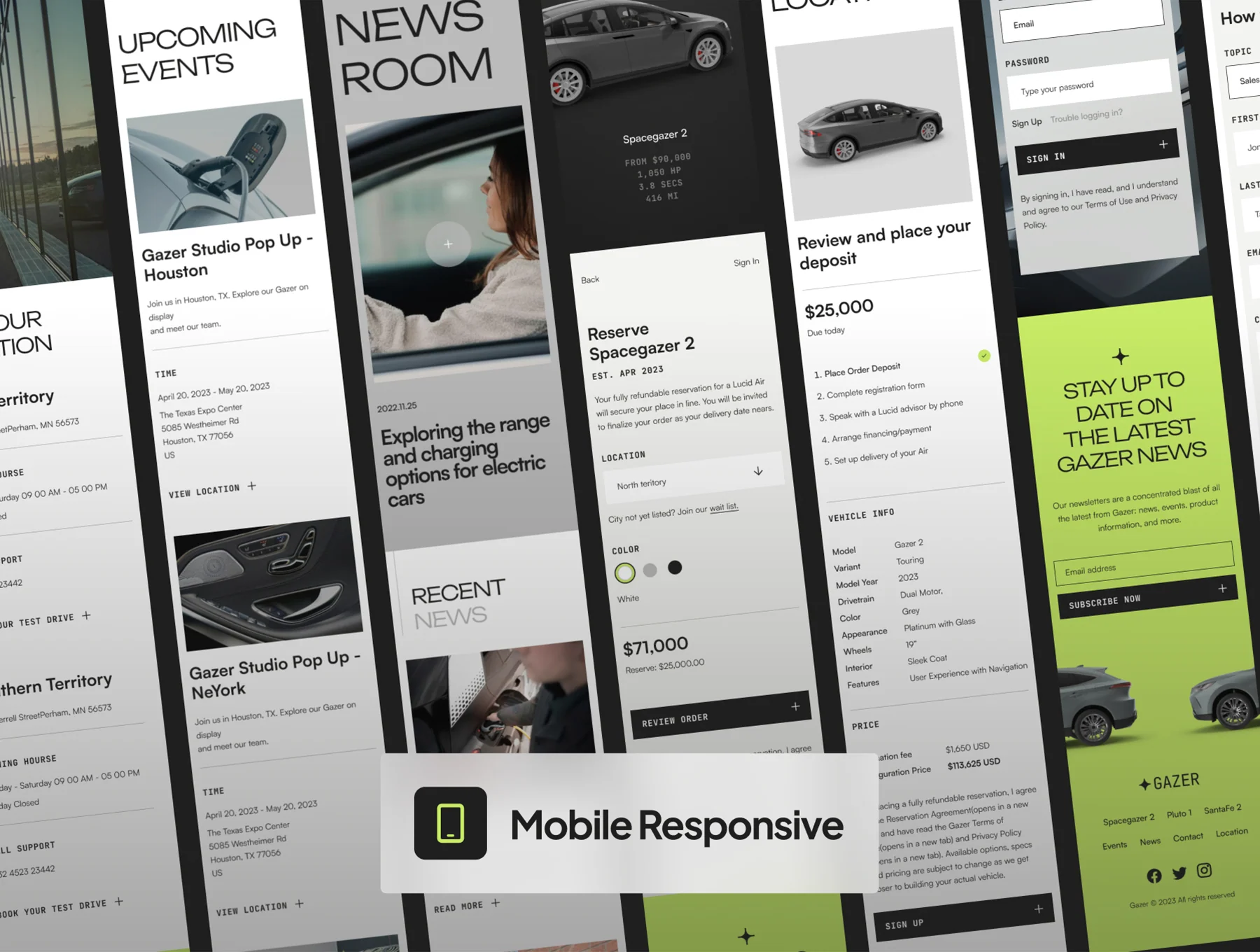 Gazer - Electric Car Website Template 6
