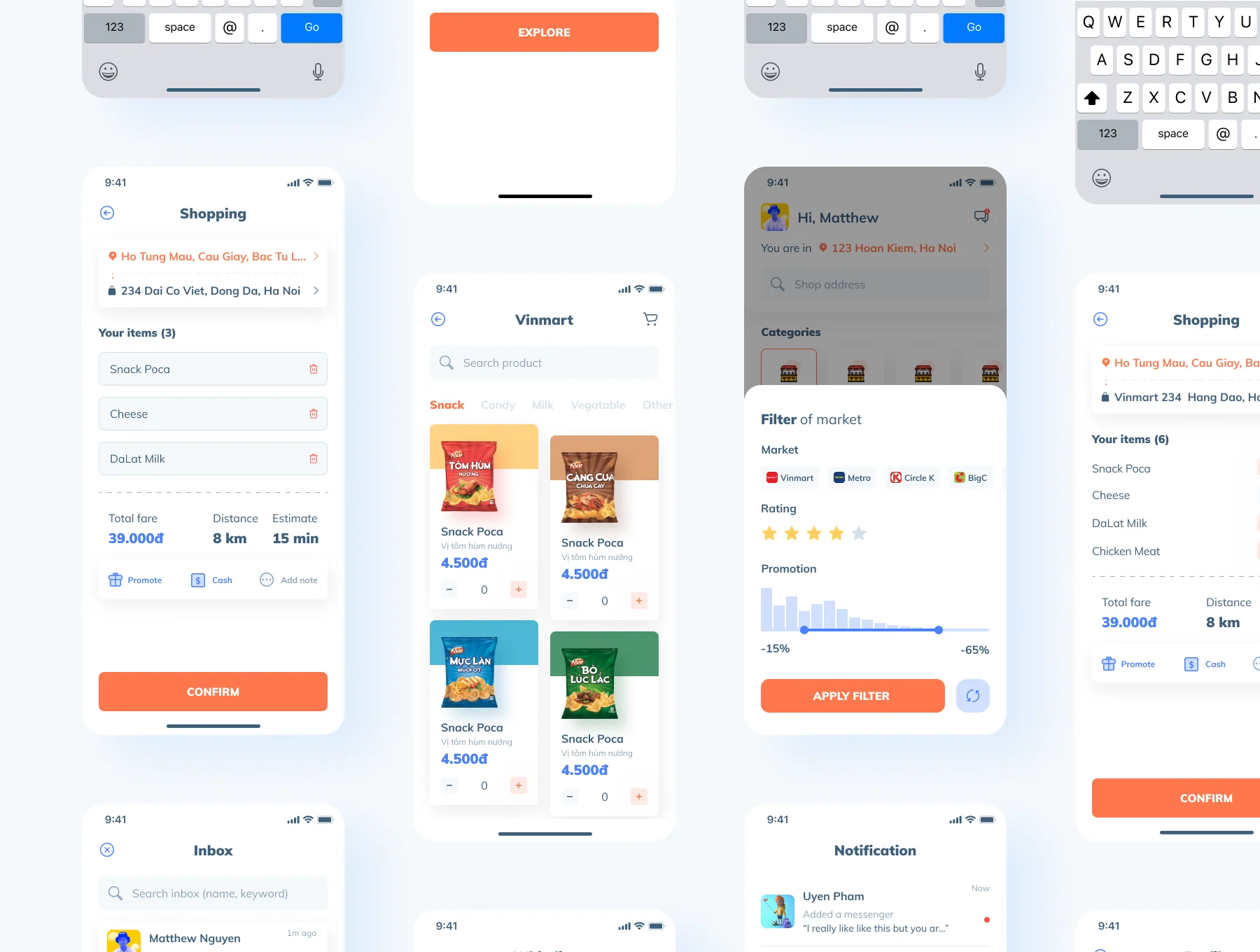 Gemii - Shopping Driver App UI Kit 6
