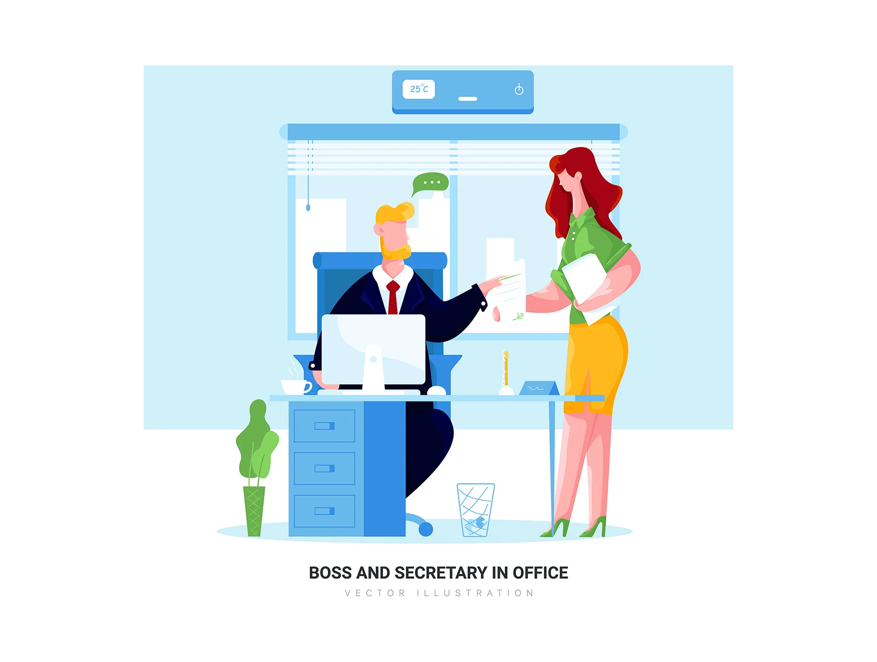 Gemini - Business Vector Scenes 5