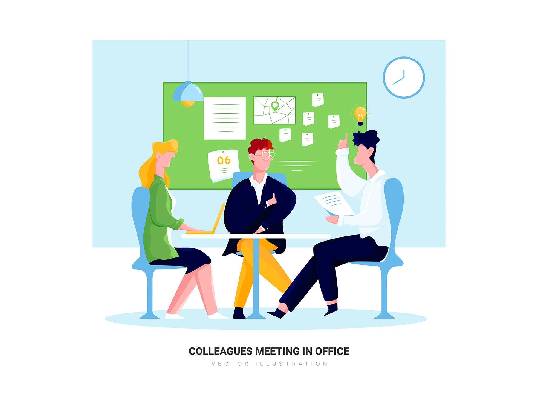 Gemini - Business Vector Scenes 6