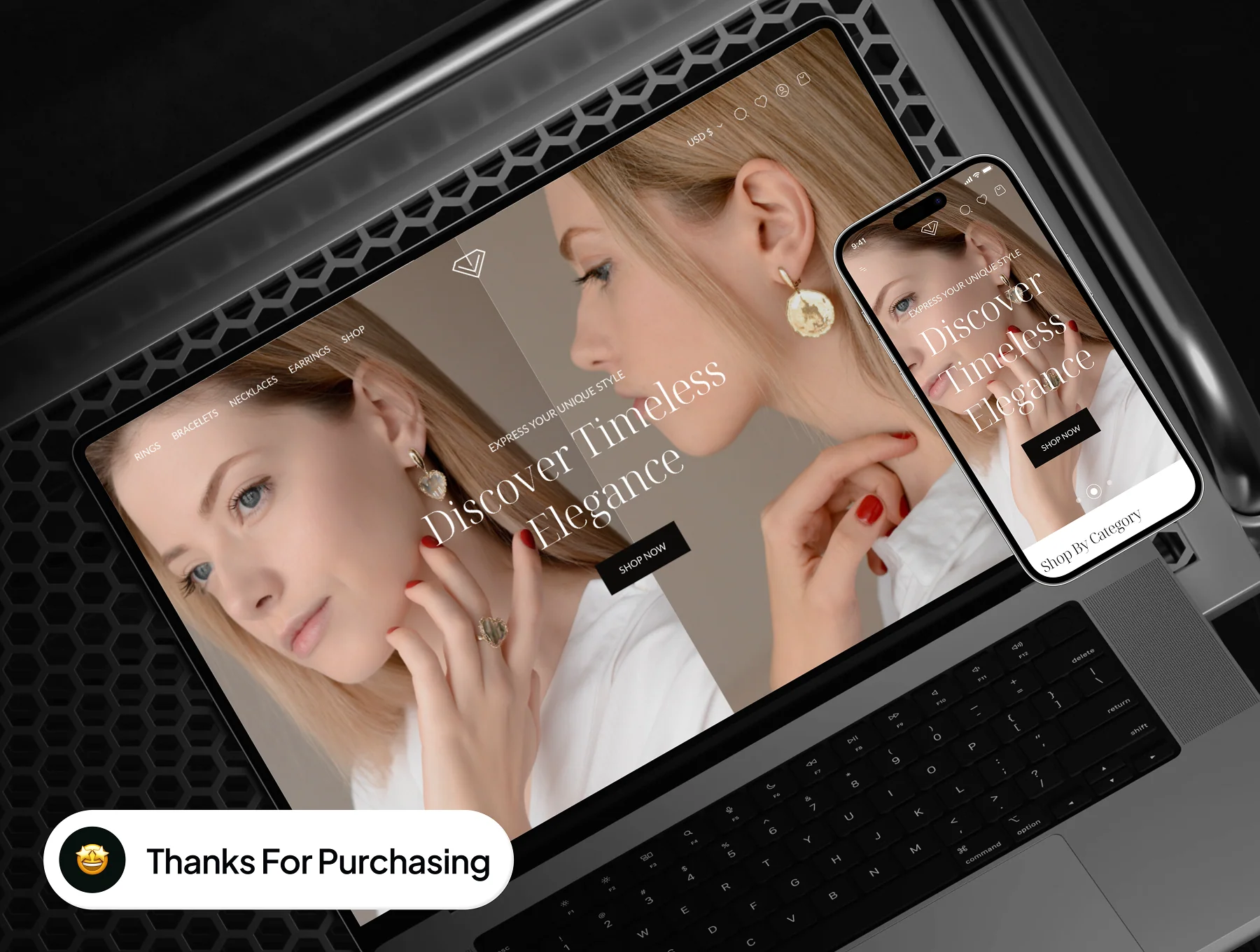 Gemjewel - Jewelry Ecommerce Website Framer Template 10