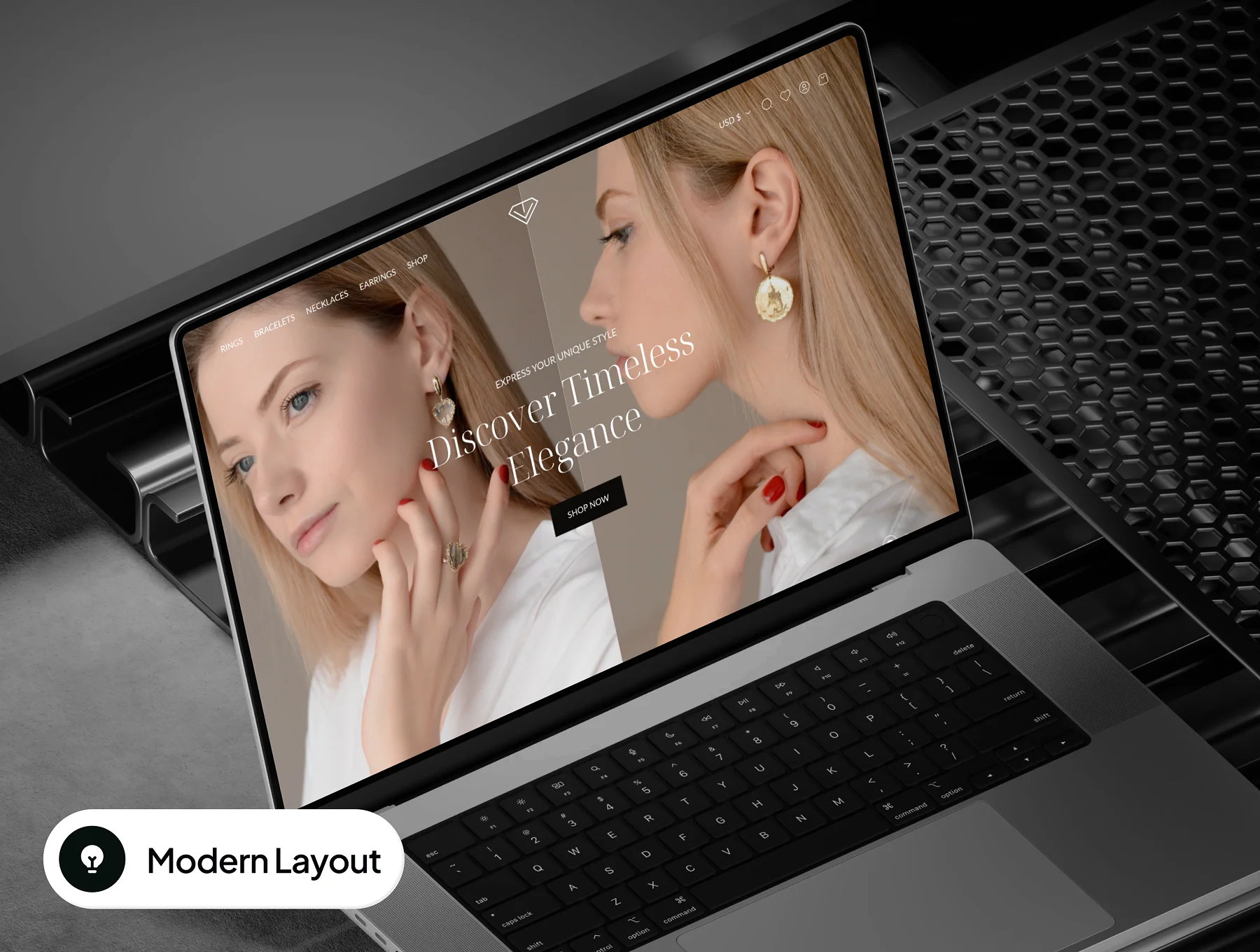 Gemjewel - Jewelry Ecommerce Website Framer Template 5