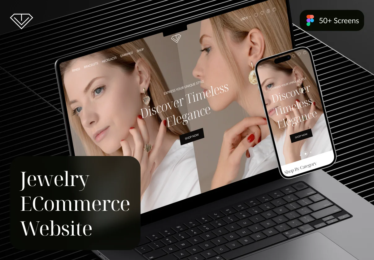 Gemjewel - Jewelry Ecommerce Website