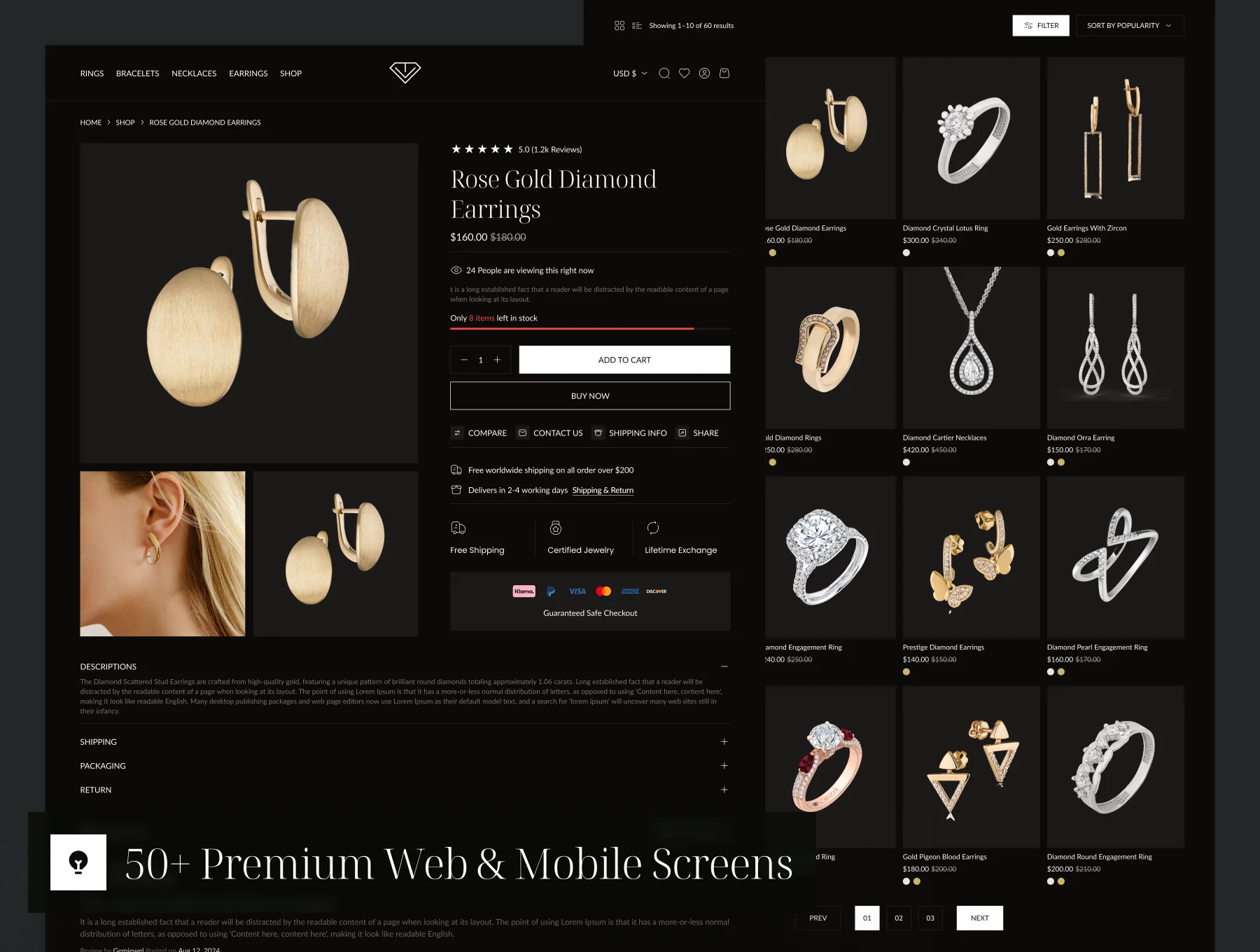 Gemjewel - Jewelry Ecommerce Website 6