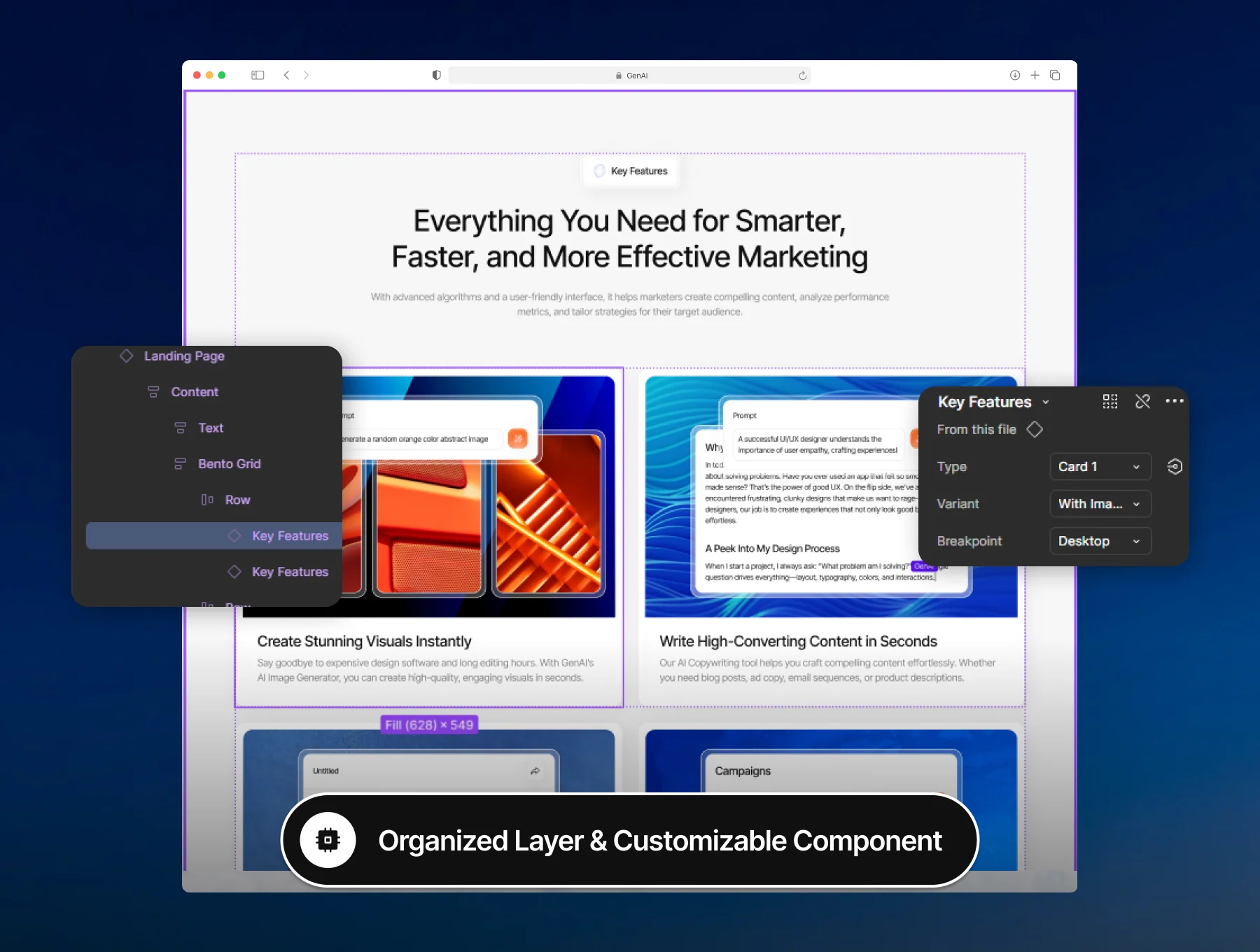 GenAI - Generative AI Website UI Kit 6
