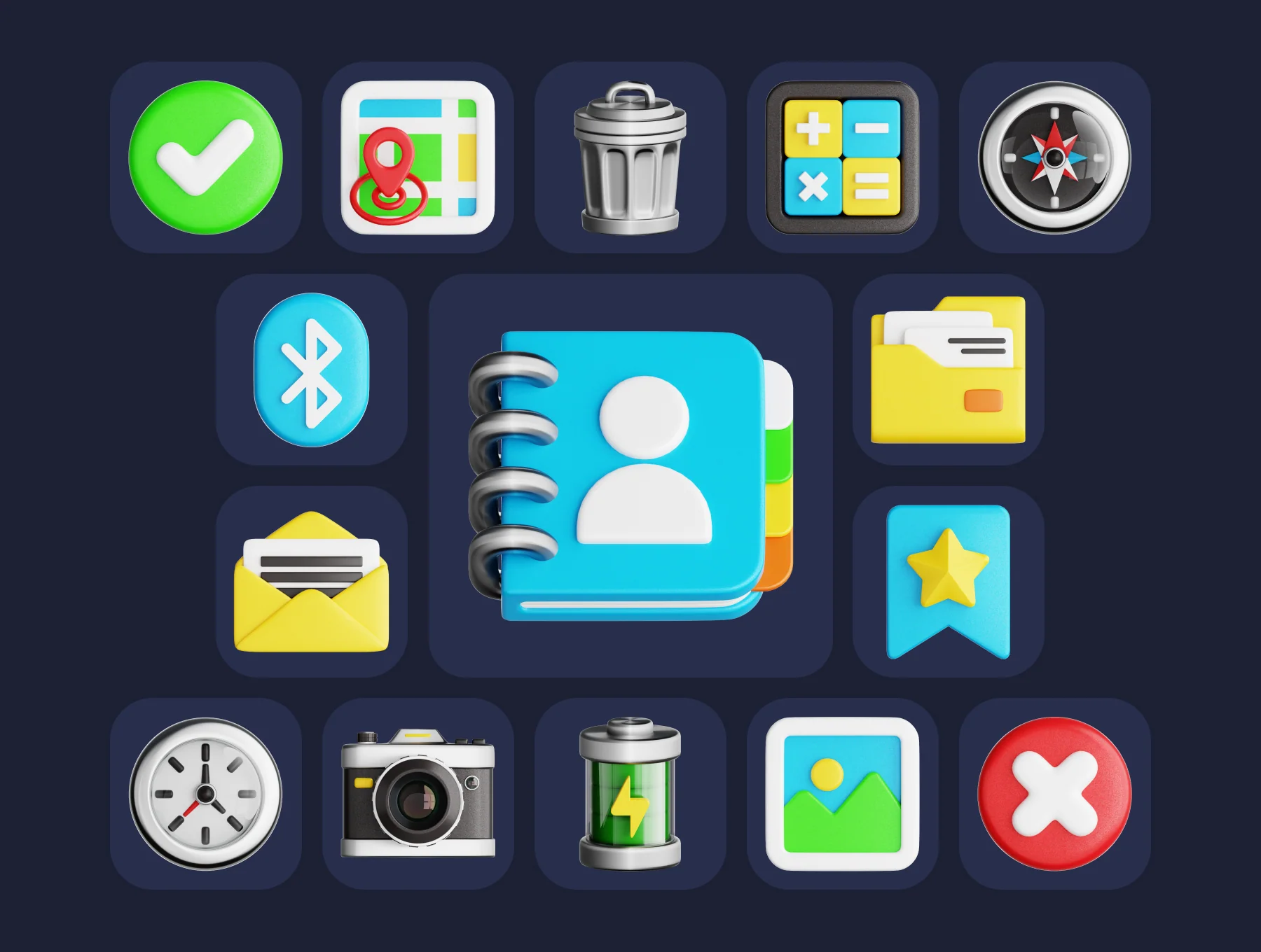 General UI 3D Illustration Pack Vol.1 6