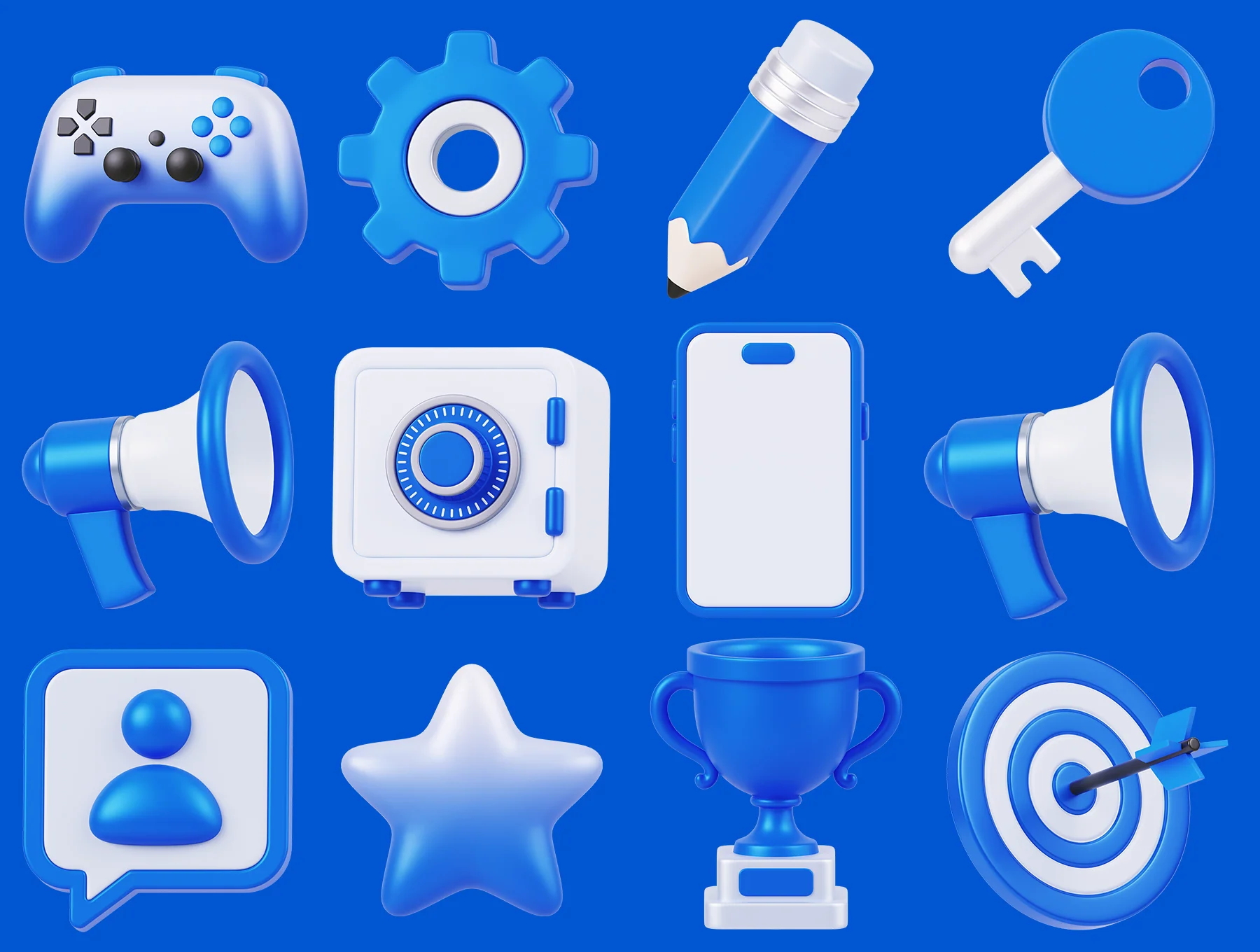 Essential 3D Icon Pack 4