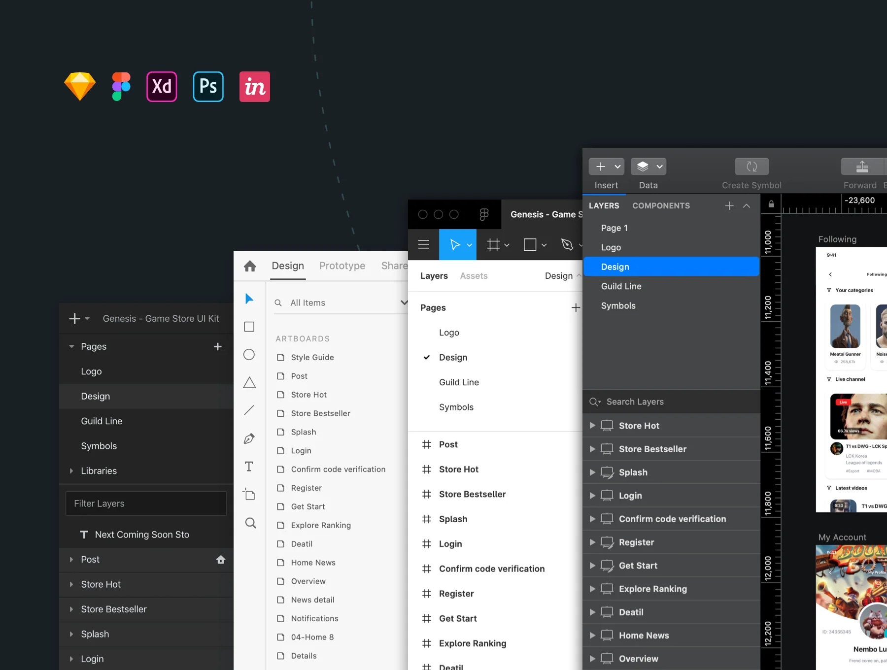 Genesis - Manager Game UI Kit 5