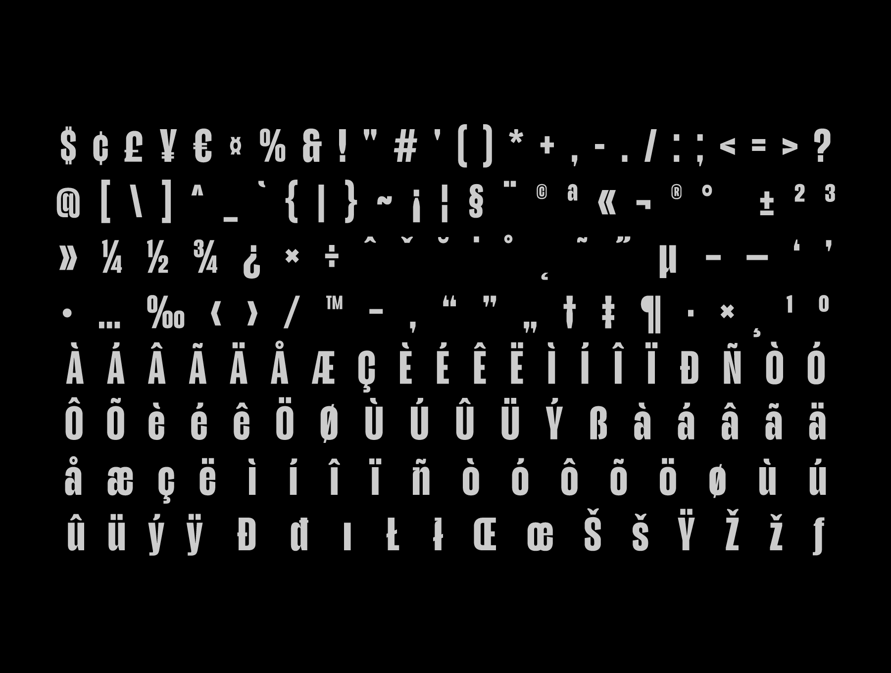 Genesize Grotesk 8