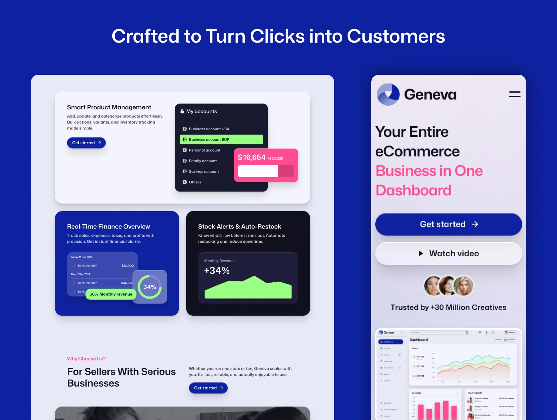 Geneva - SaaS Landing Page 2