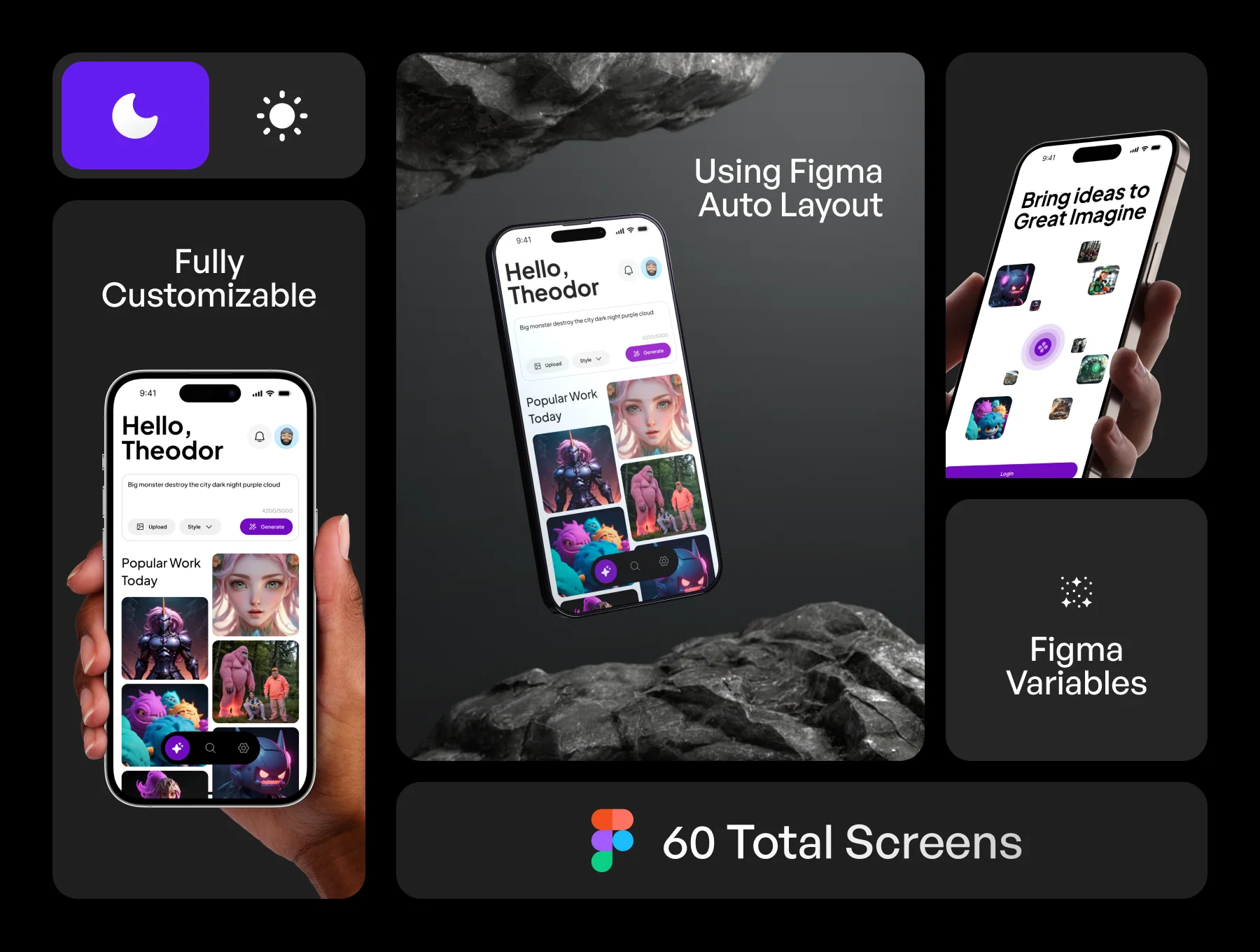 GenImage - AI Art Generator UI KIT 2