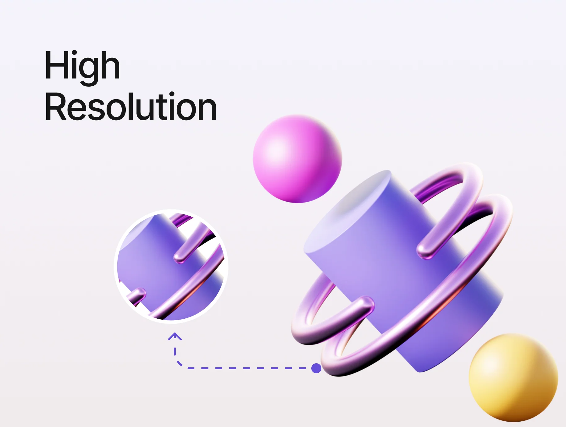 Geometric 3D Illustrations 3