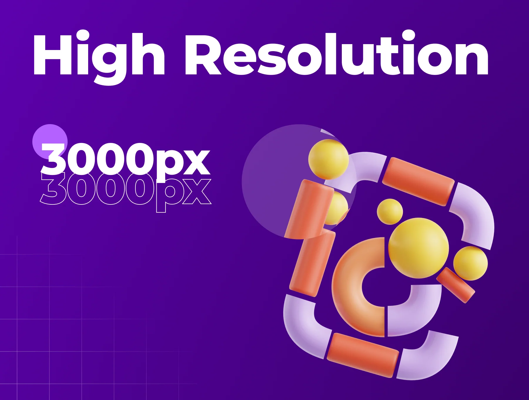 Geometric Alphabet 3D Icon Set 5