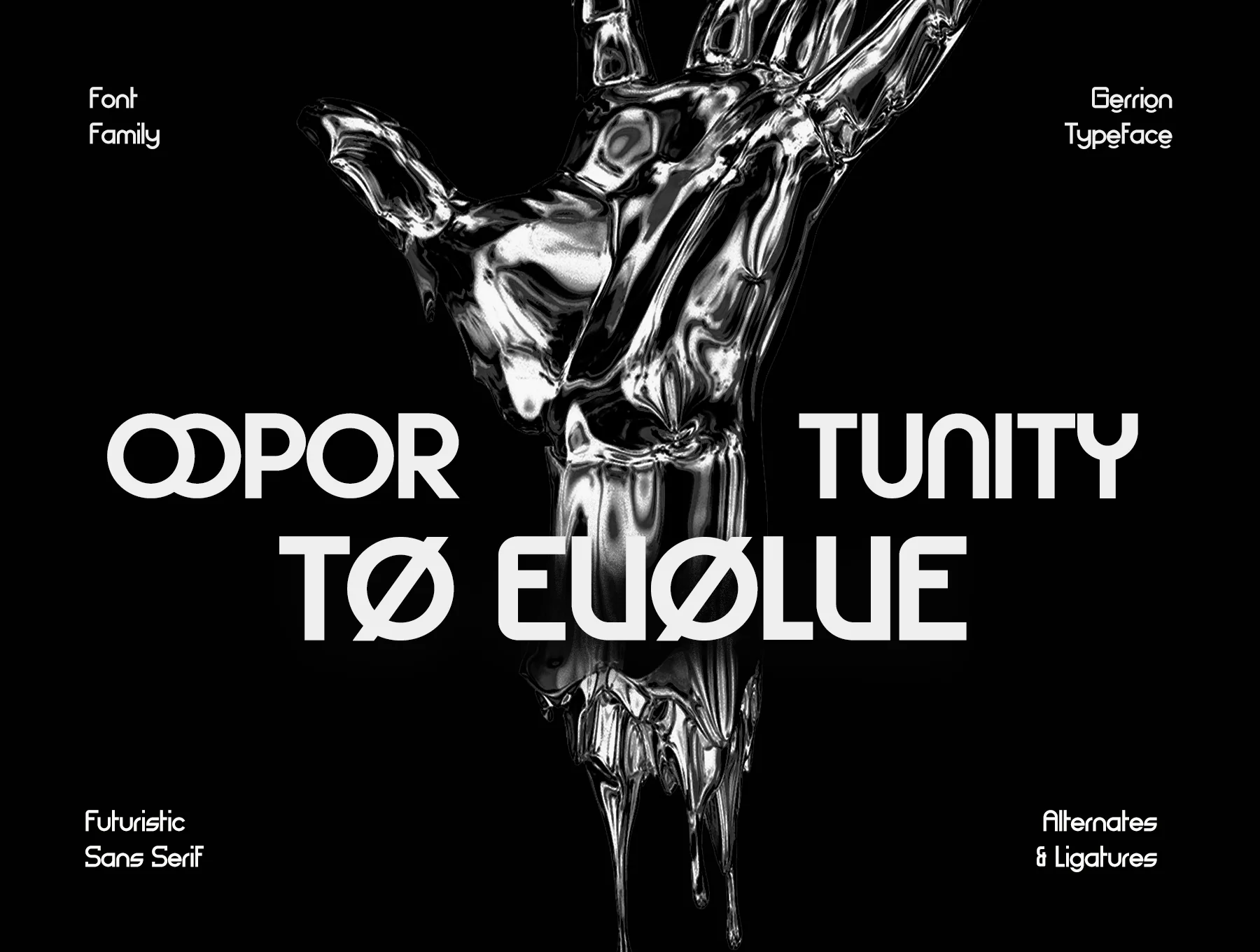 Gerrion - Futuristic Sans Serif 5