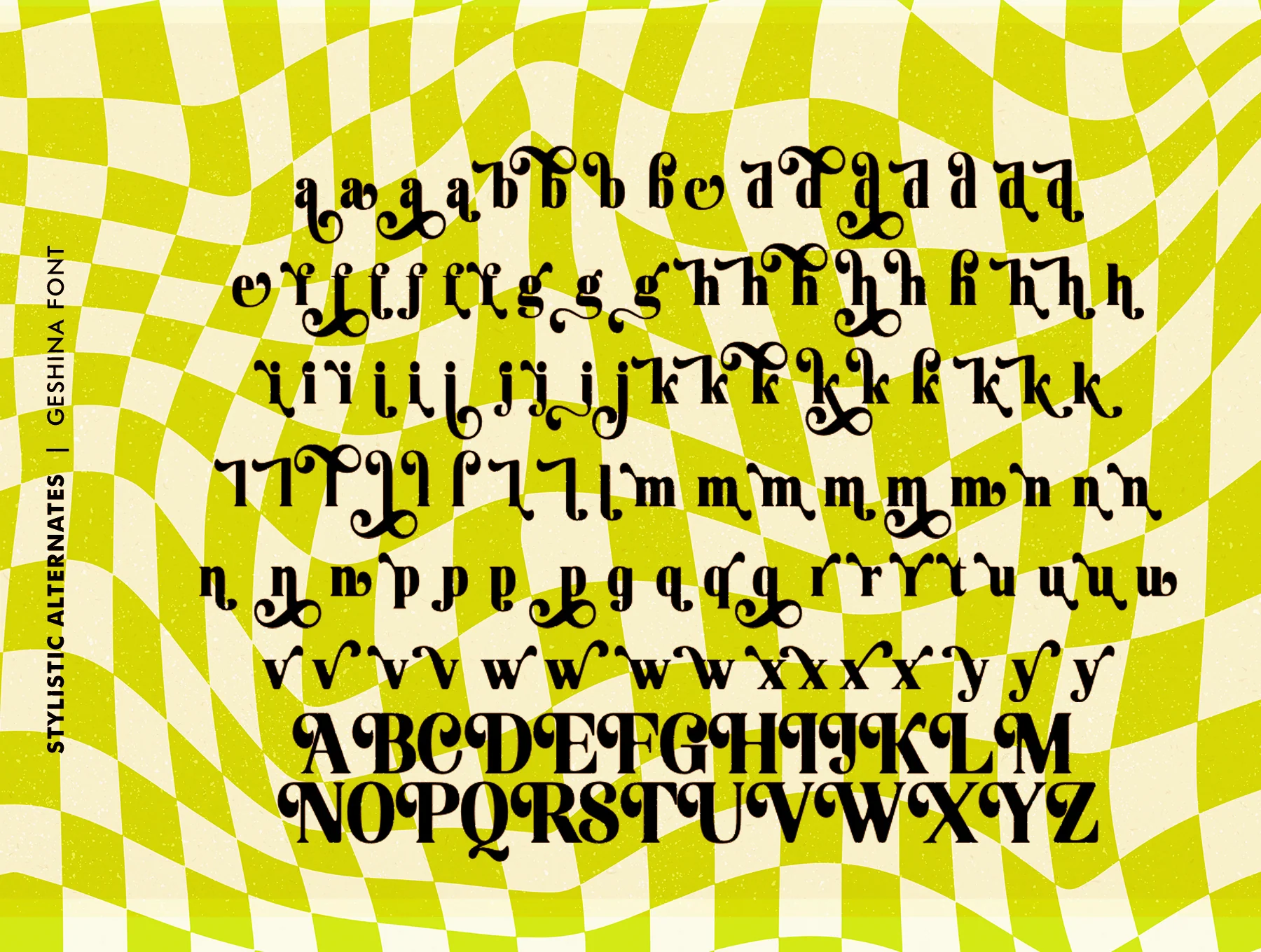 Geshina Typeface 9