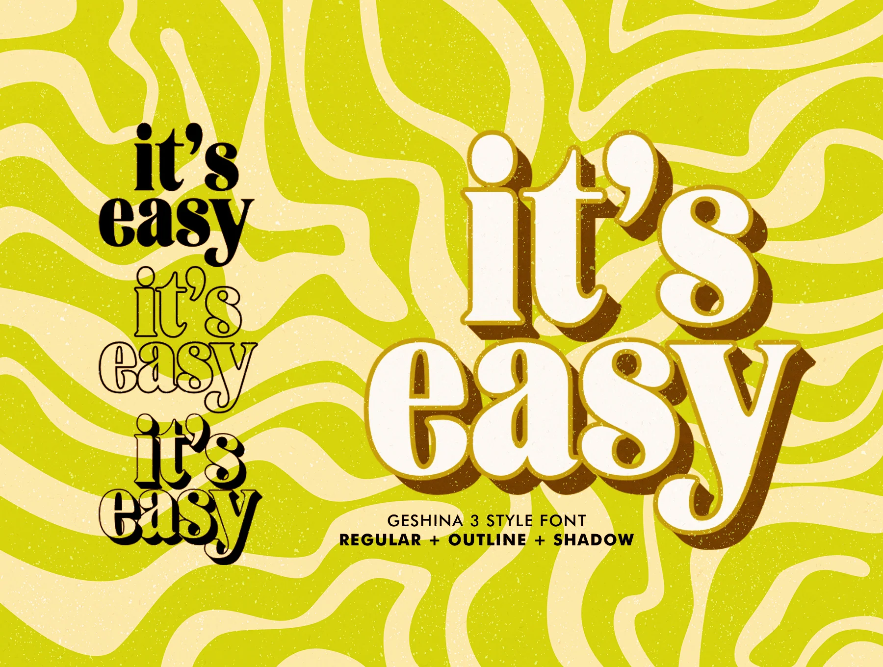 Geshina Typeface 4