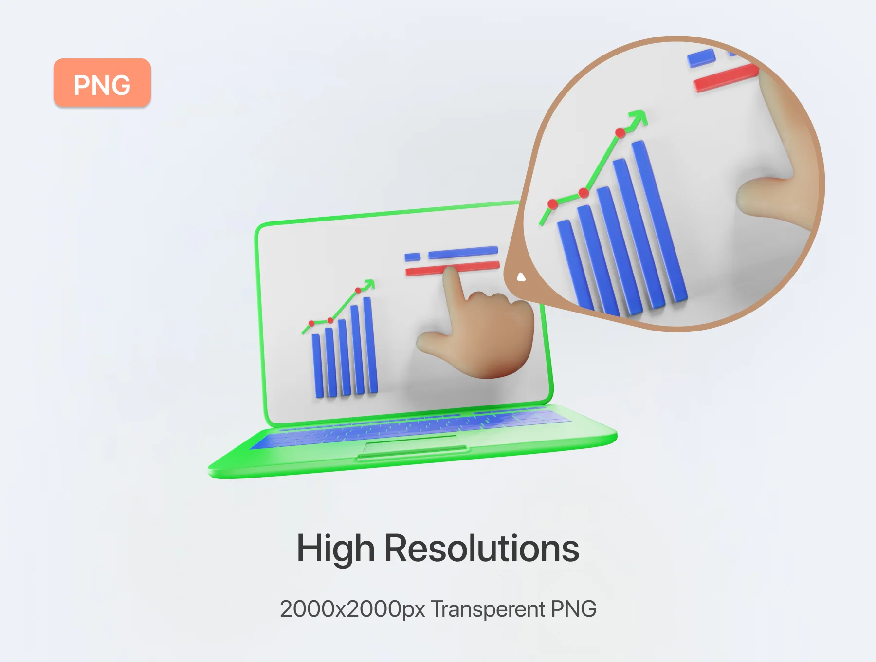 Gestos – Best Hand Gestures 3D illustration Pack 4