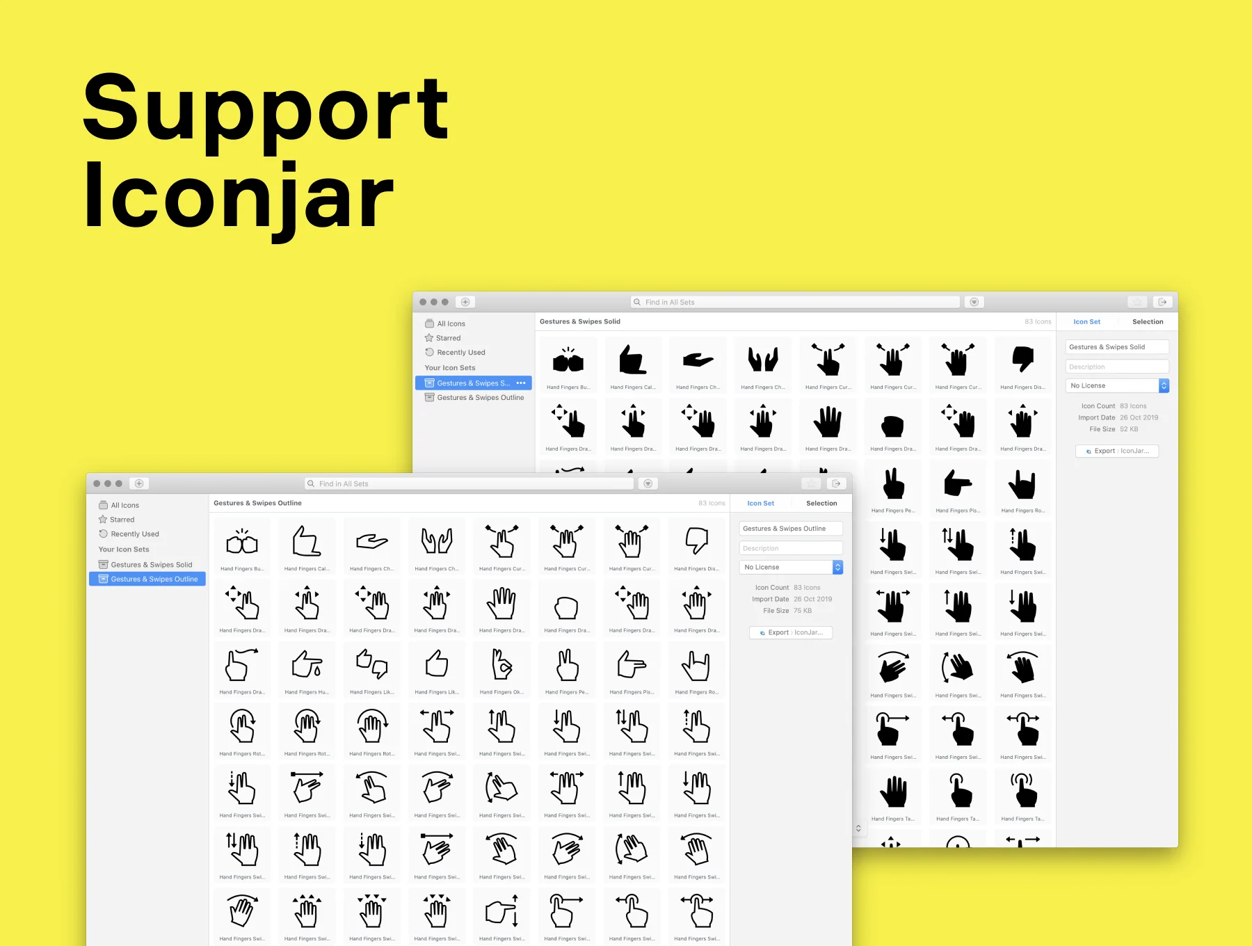 Gestures & Swipes Icons 5