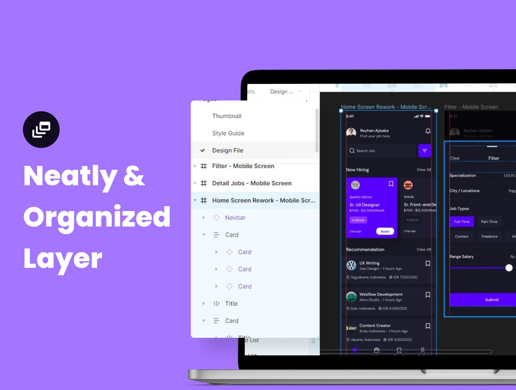 Getjobs - Jobs Finder App UI Kits 4