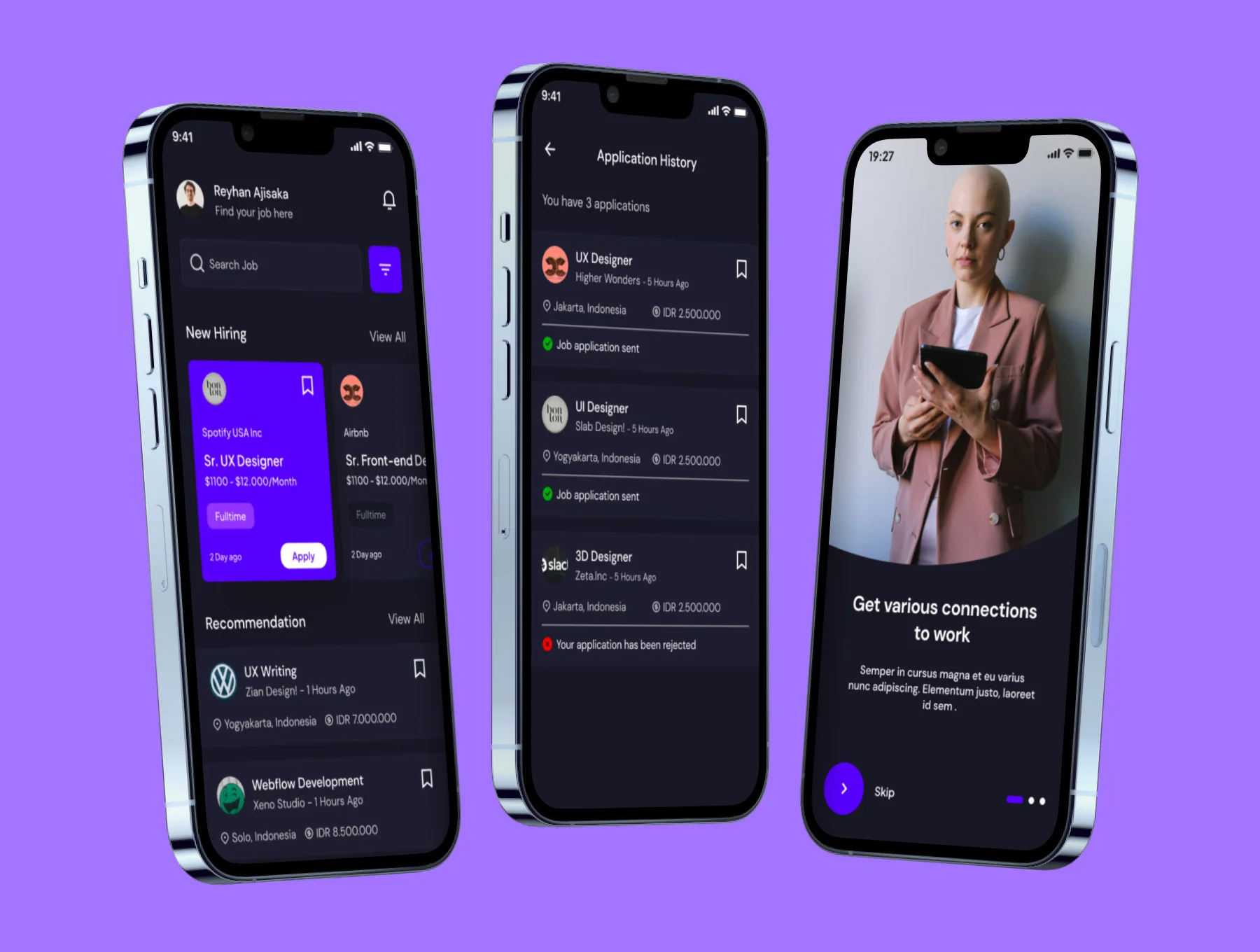 Getjobs - Jobs Finder App UI Kits 5