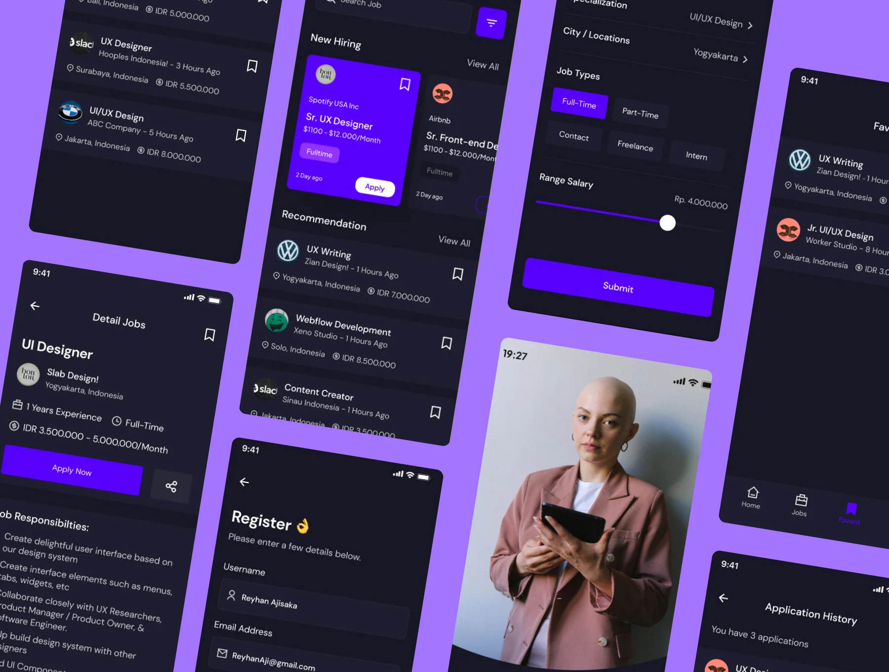 Getjobs - Jobs Finder App UI Kits 6