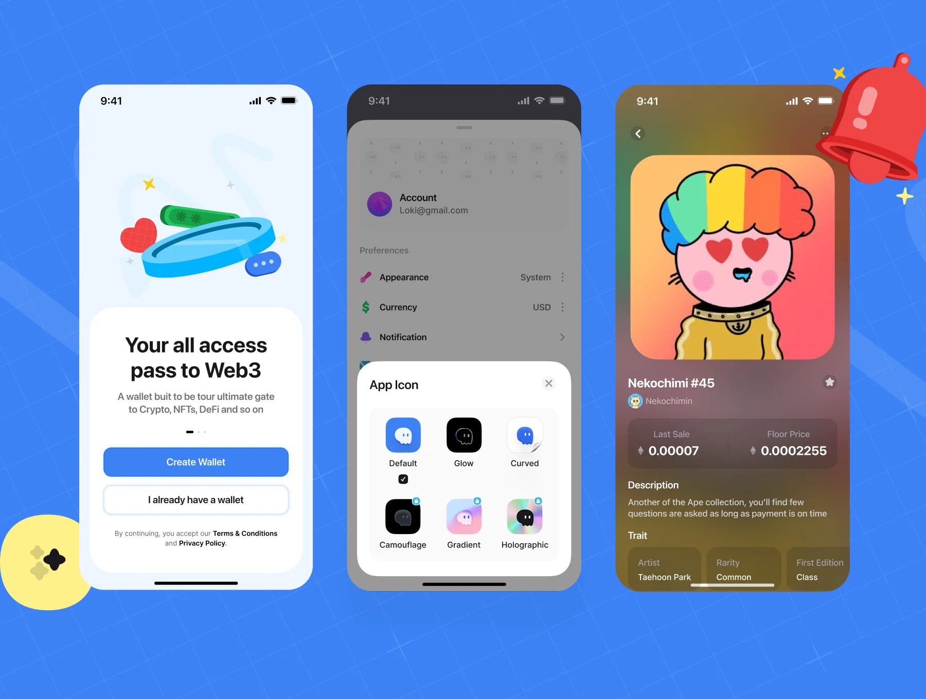 Ghost - Crypto Wallet UI Kit 3