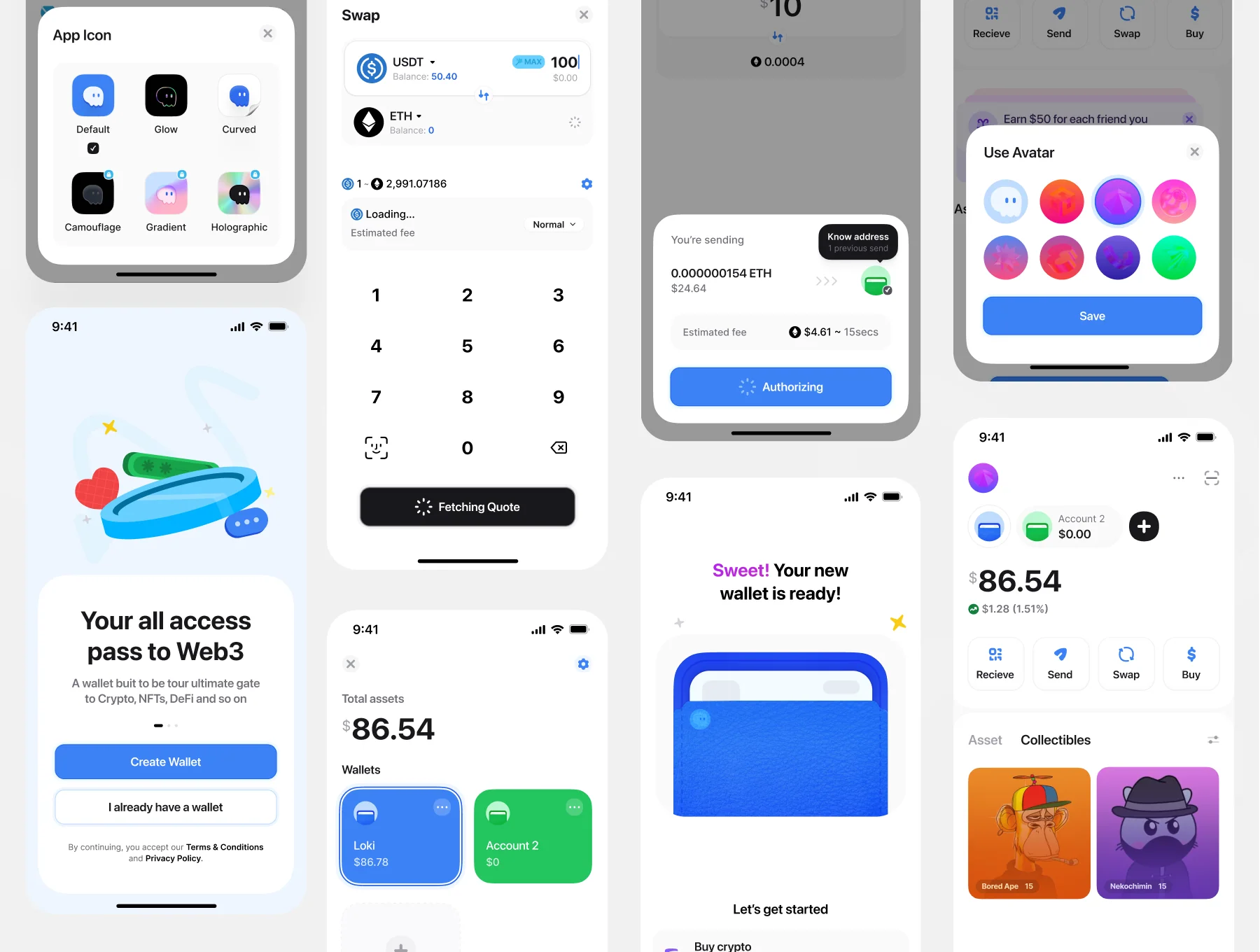 Ghost - Crypto Wallet UI Kit 5