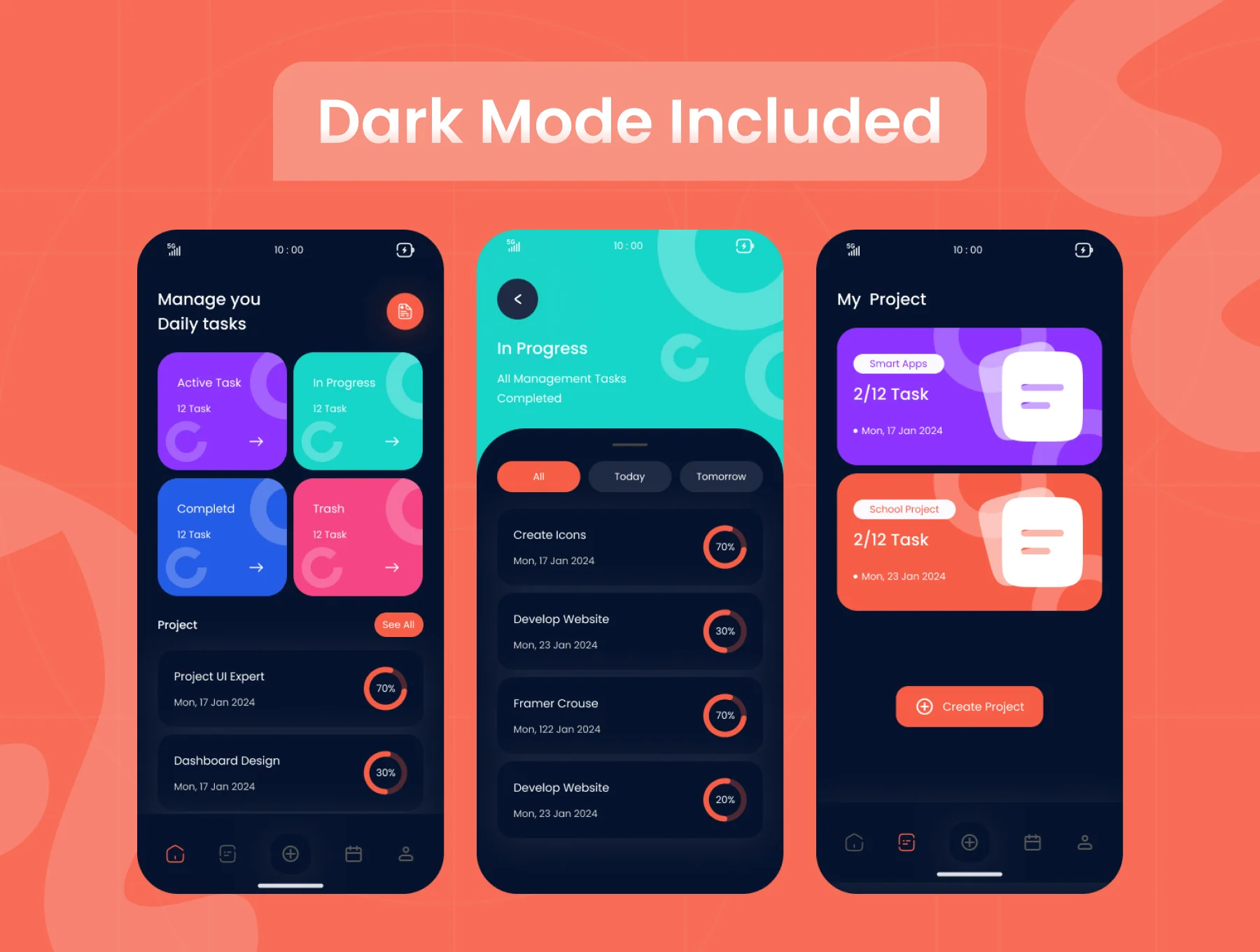 Ghozi -Task Management mobile app 6